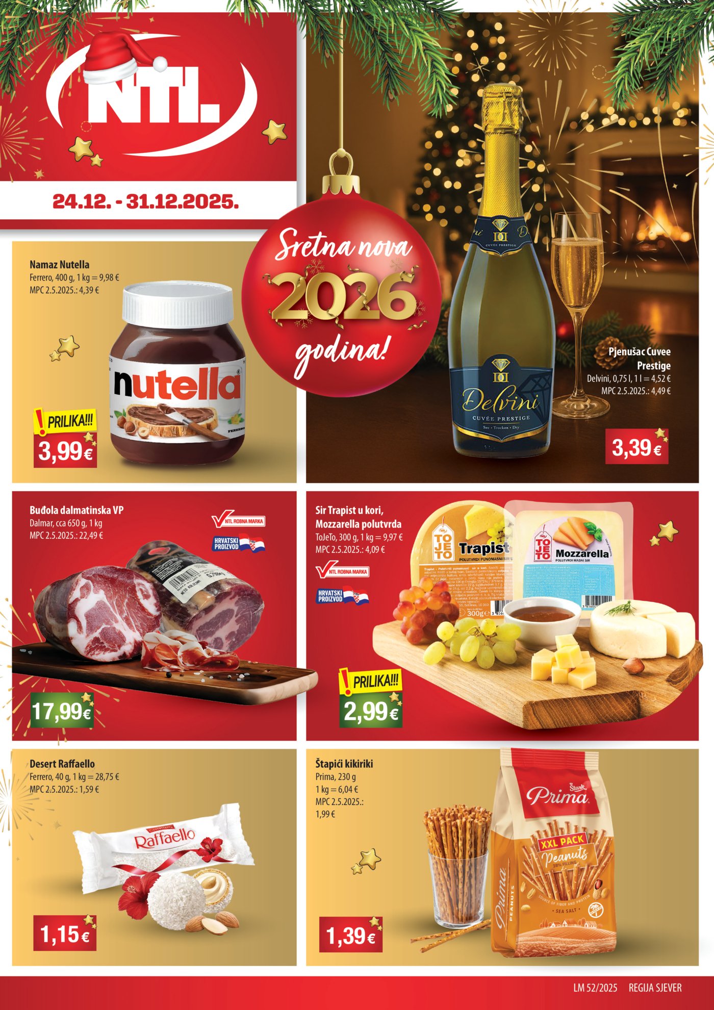 NTL katalog Akcija 24.12. - 31.12.2025. Sjever
