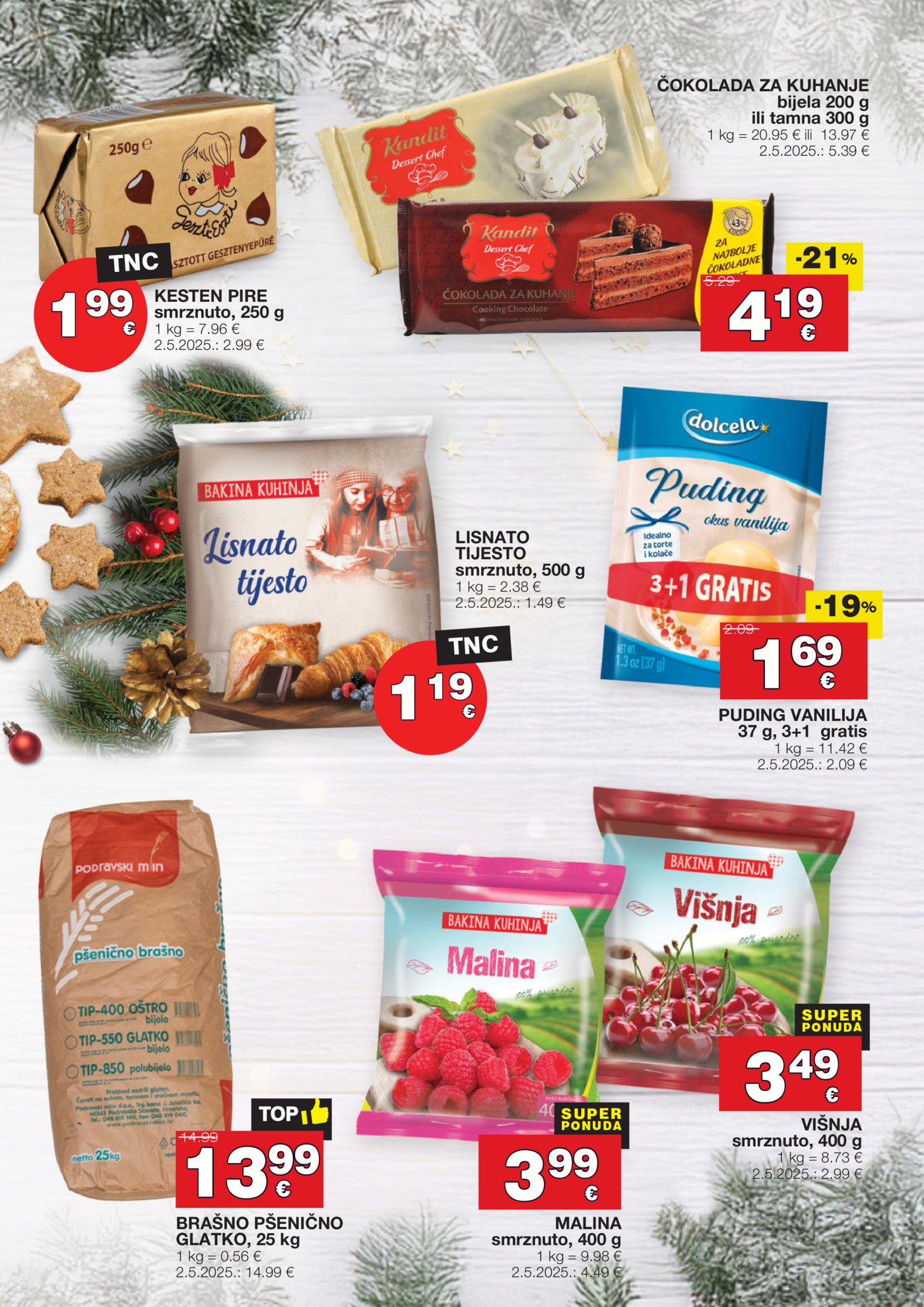 Diskont Stanić katalog Kolači 11.12.-07.01.2025.