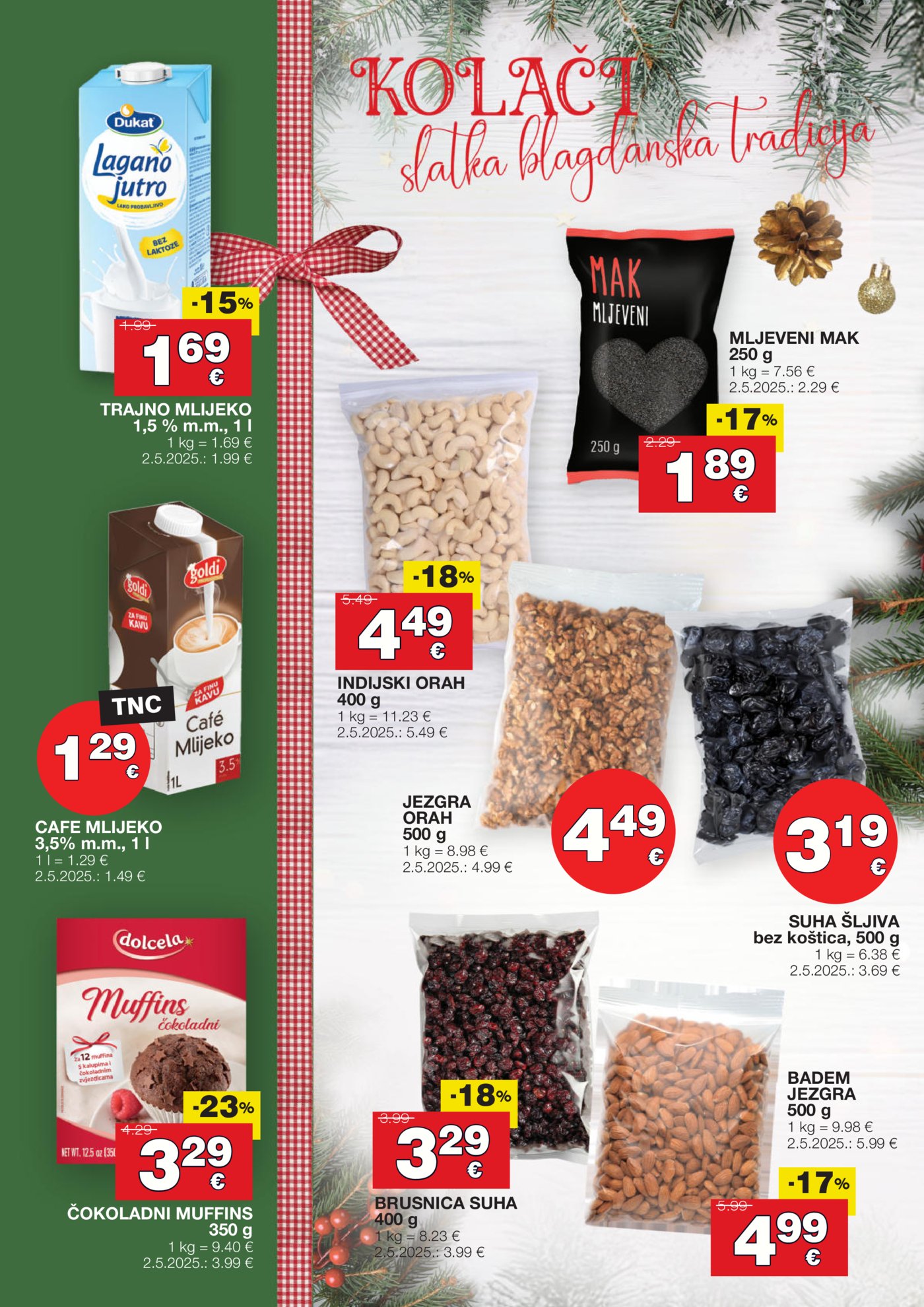 Diskont Stanić katalog Kolači 11.12.-07.01.2025.