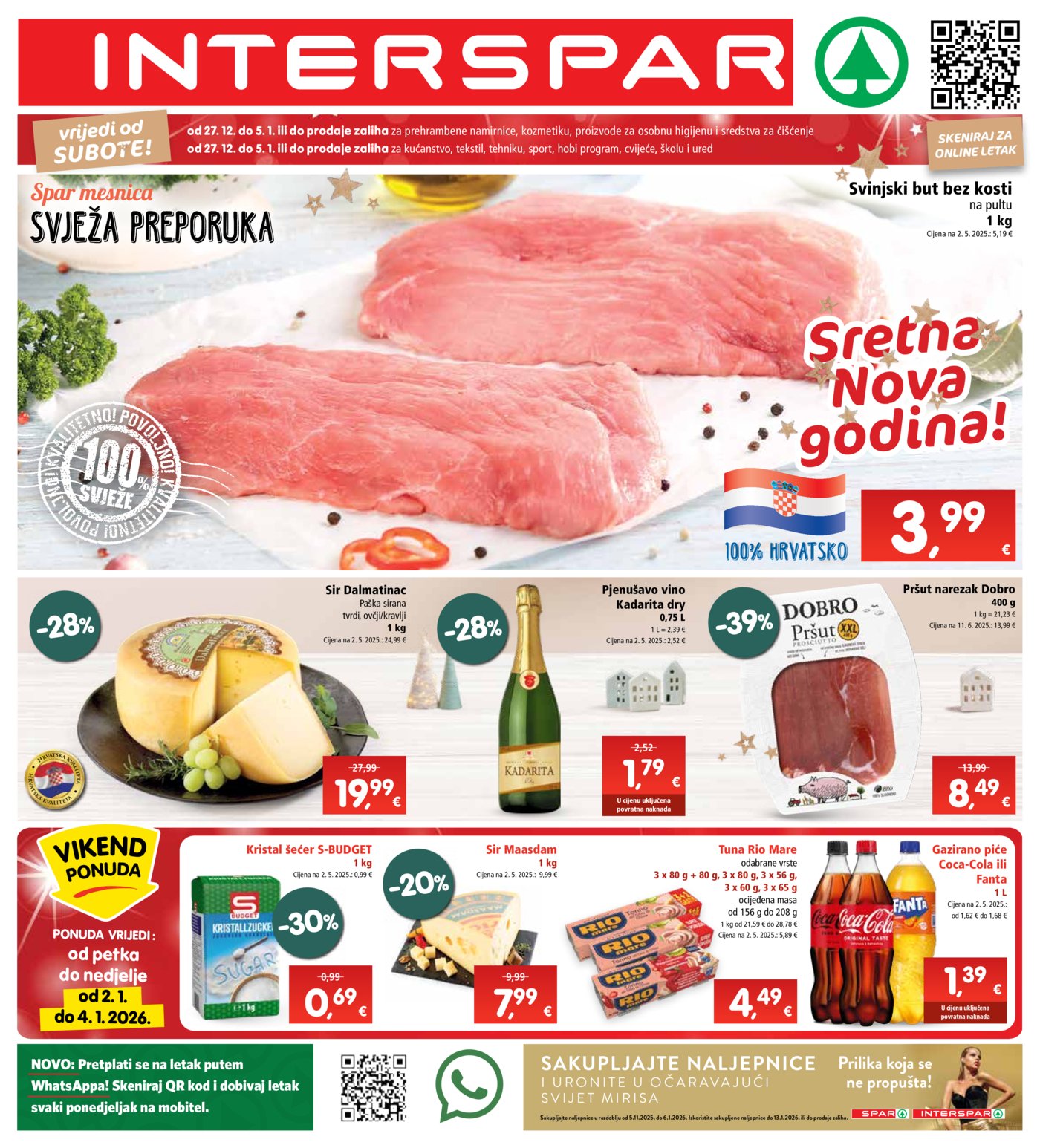 INTERSPAR katalog Akcija 27.12.-05.01.2026.