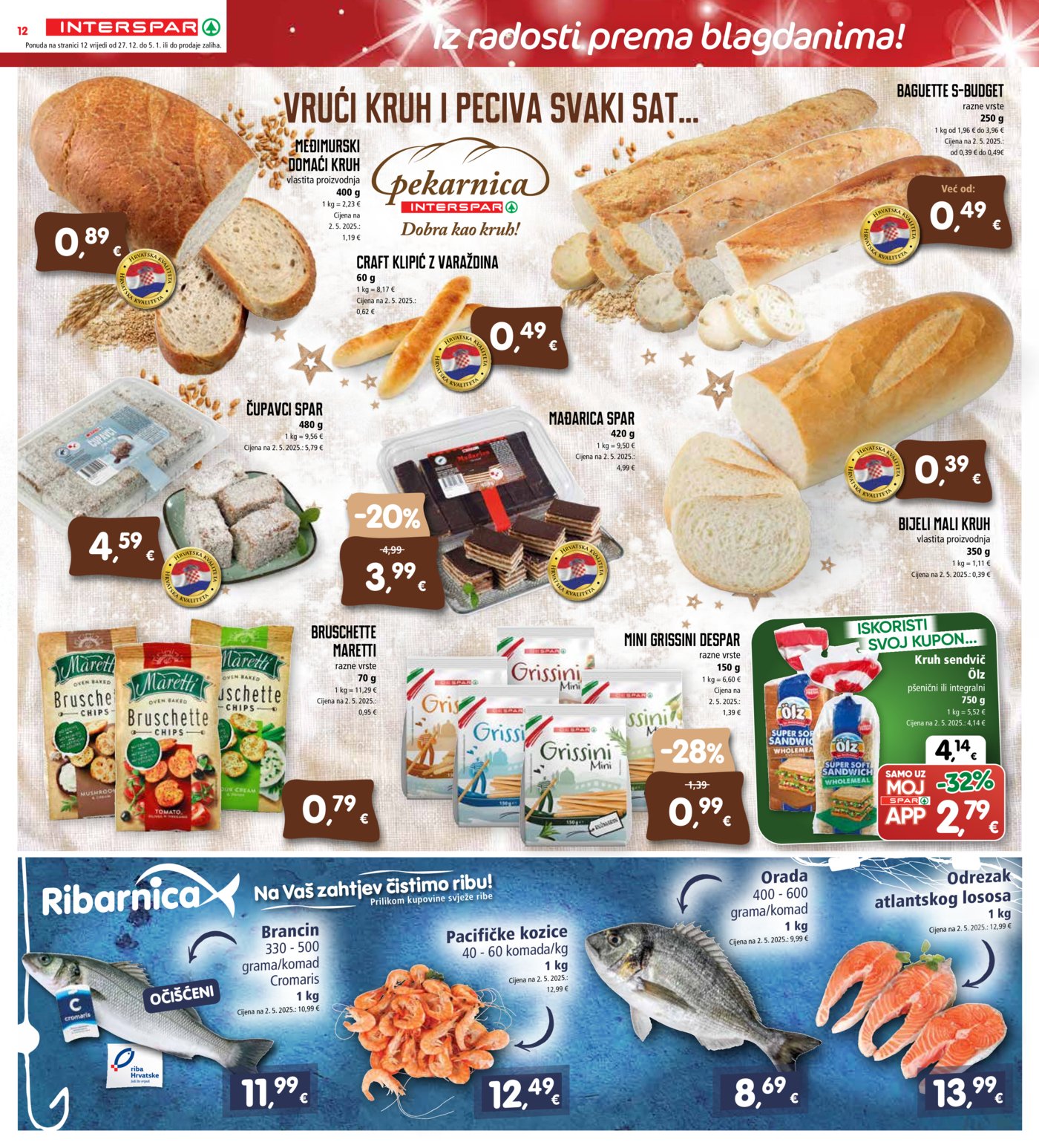 INTERSPAR katalog Akcija 27.12.-05.01.2026.