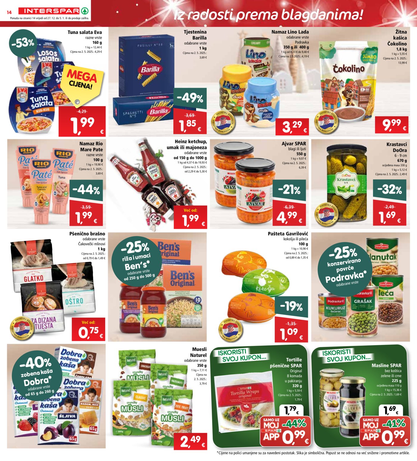 INTERSPAR katalog Akcija 27.12.-05.01.2026.