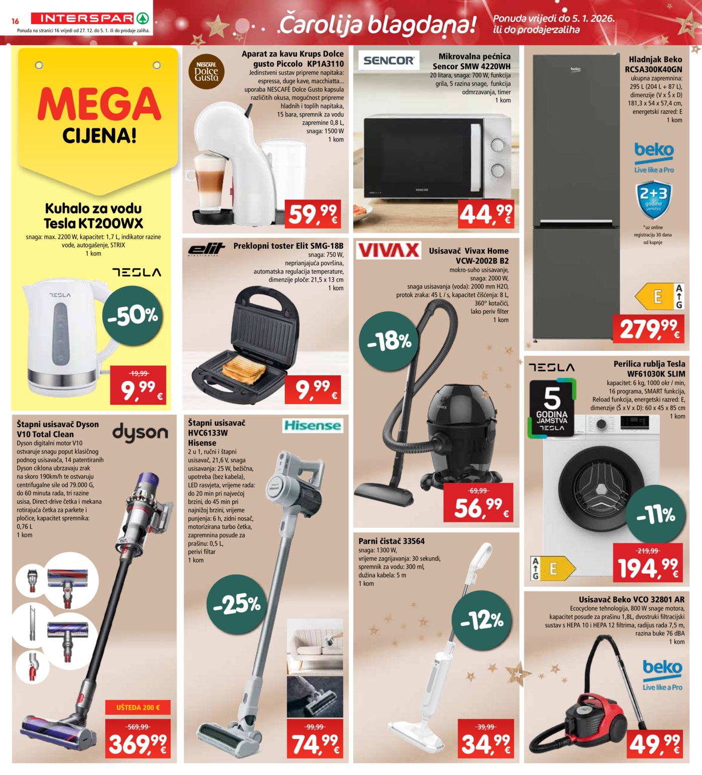 INTERSPAR katalog Akcija 27.12.-05.01.2026.