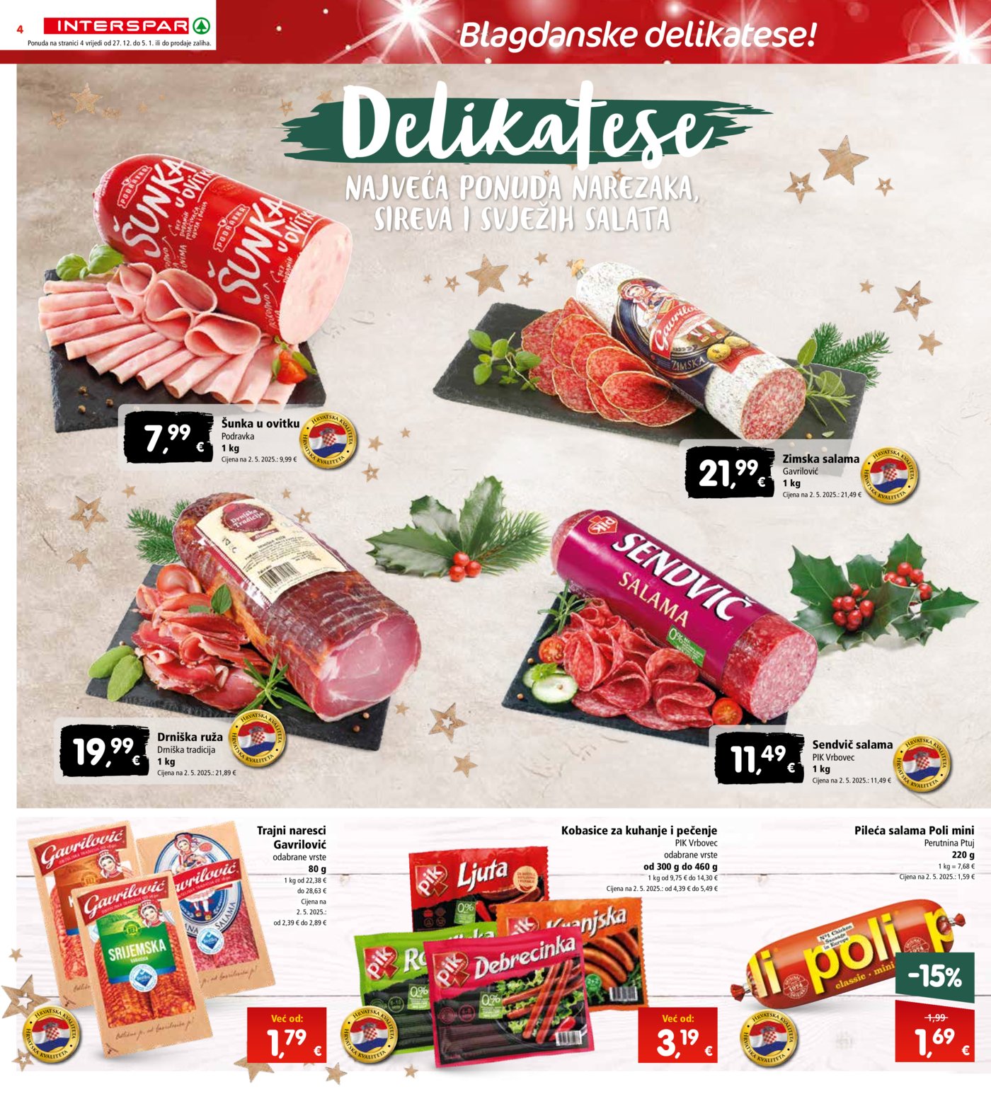 INTERSPAR katalog Akcija 27.12.-05.01.2026.