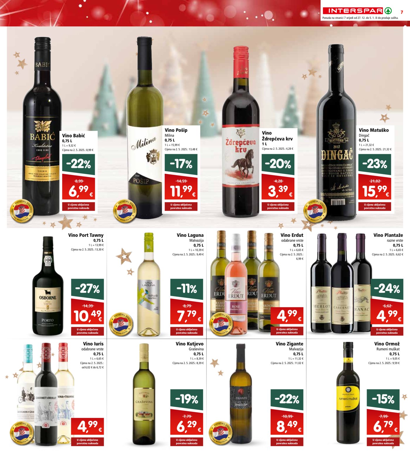 INTERSPAR katalog Akcija 27.12.-05.01.2026.