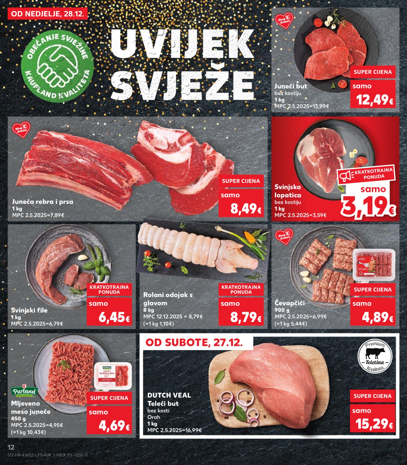 Kaufland katalog Akcija 27.12. - 01.01.2026. Odabrane poslovnice