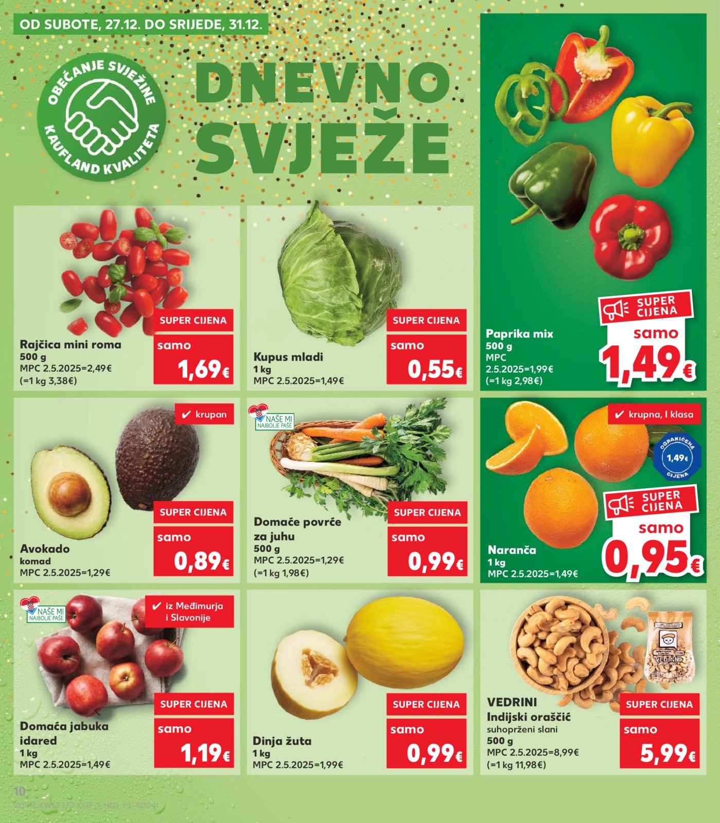 Kaufland katalog Akcija 27.12. - 01.01.2026. Odabrane poslovnice