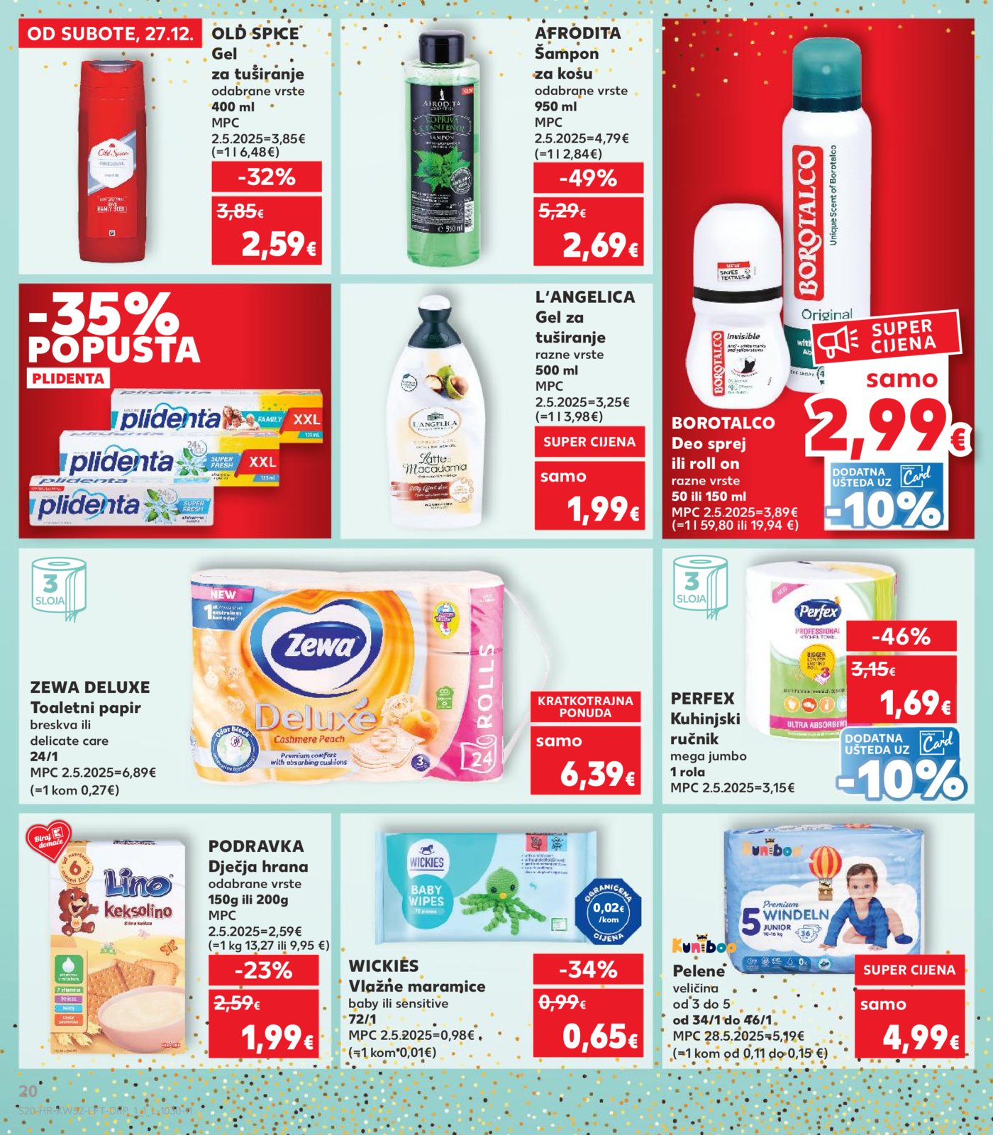 Kaufland katalog Akcija 27.12. - 01.01.2026. VG, Po, Ro, Vo, Vu, DS, Ma, Iv, Lu