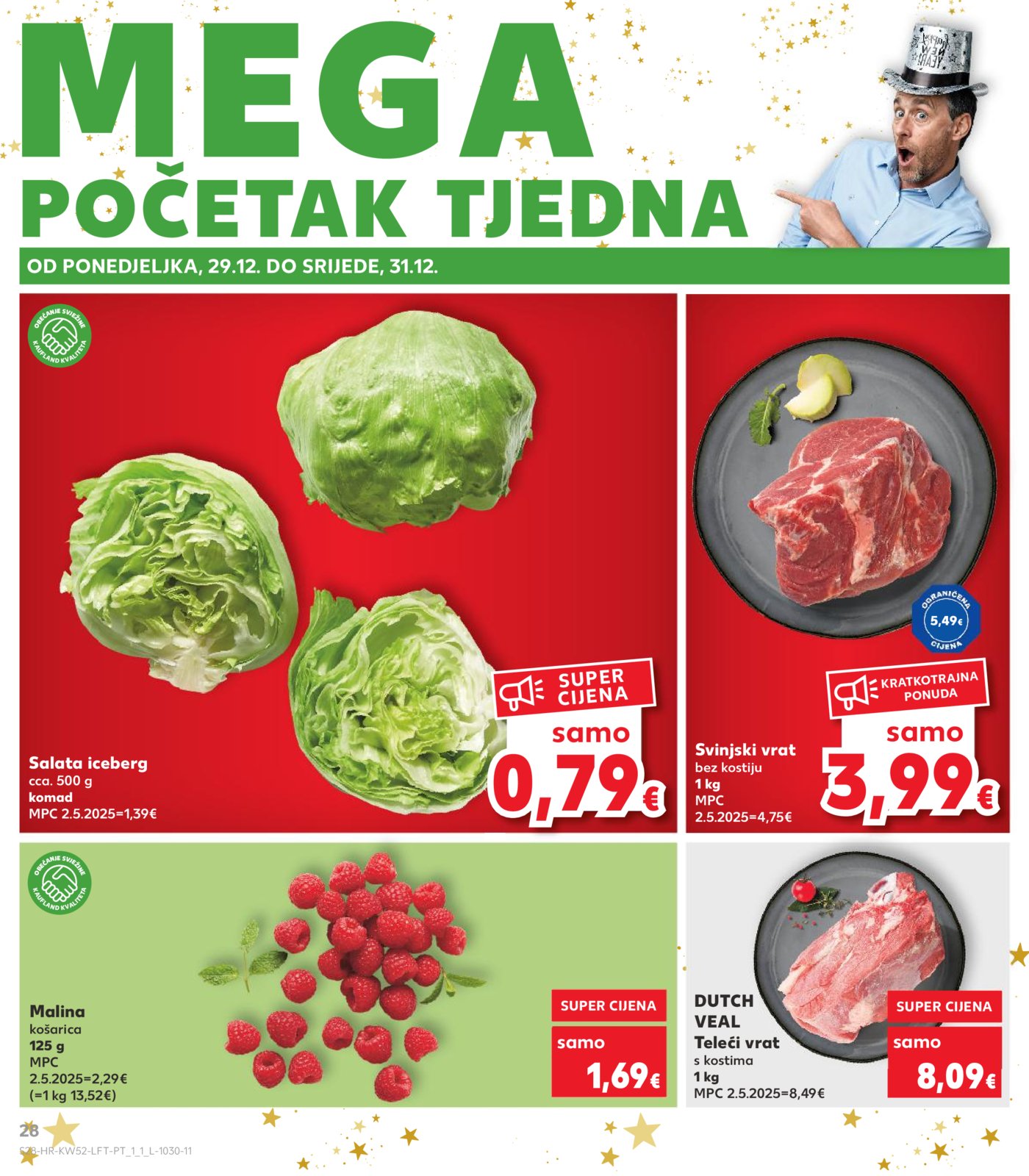 Kaufland katalog Akcija 27.12. - 01.01.2026. VG, Po, Ro, Vo, Vu, DS, Ma, Iv, Lu