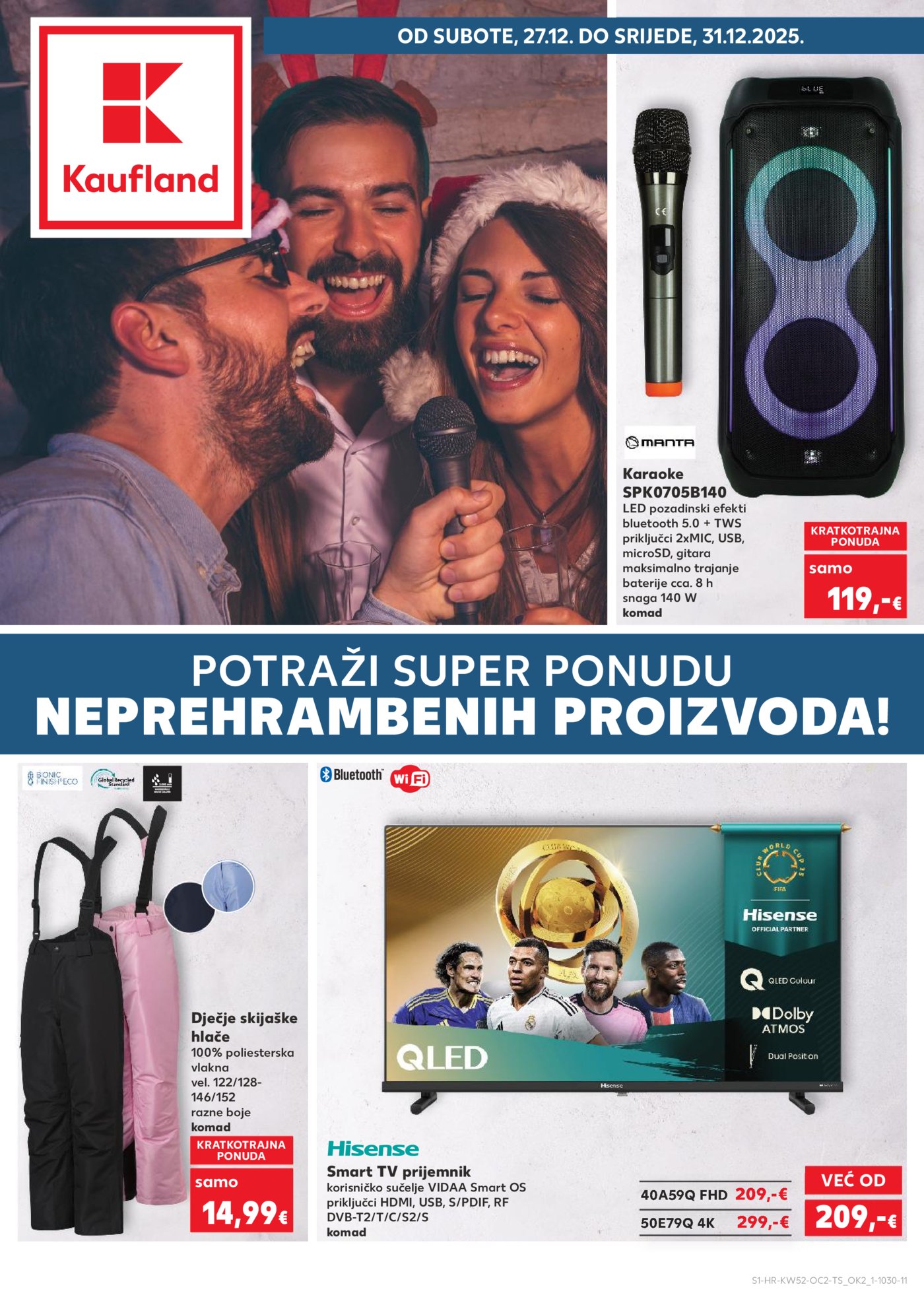 Kaufland katalog Neprehrambenih proizvoda 27.12. - 01.01.2026. Odabrane poslovnice