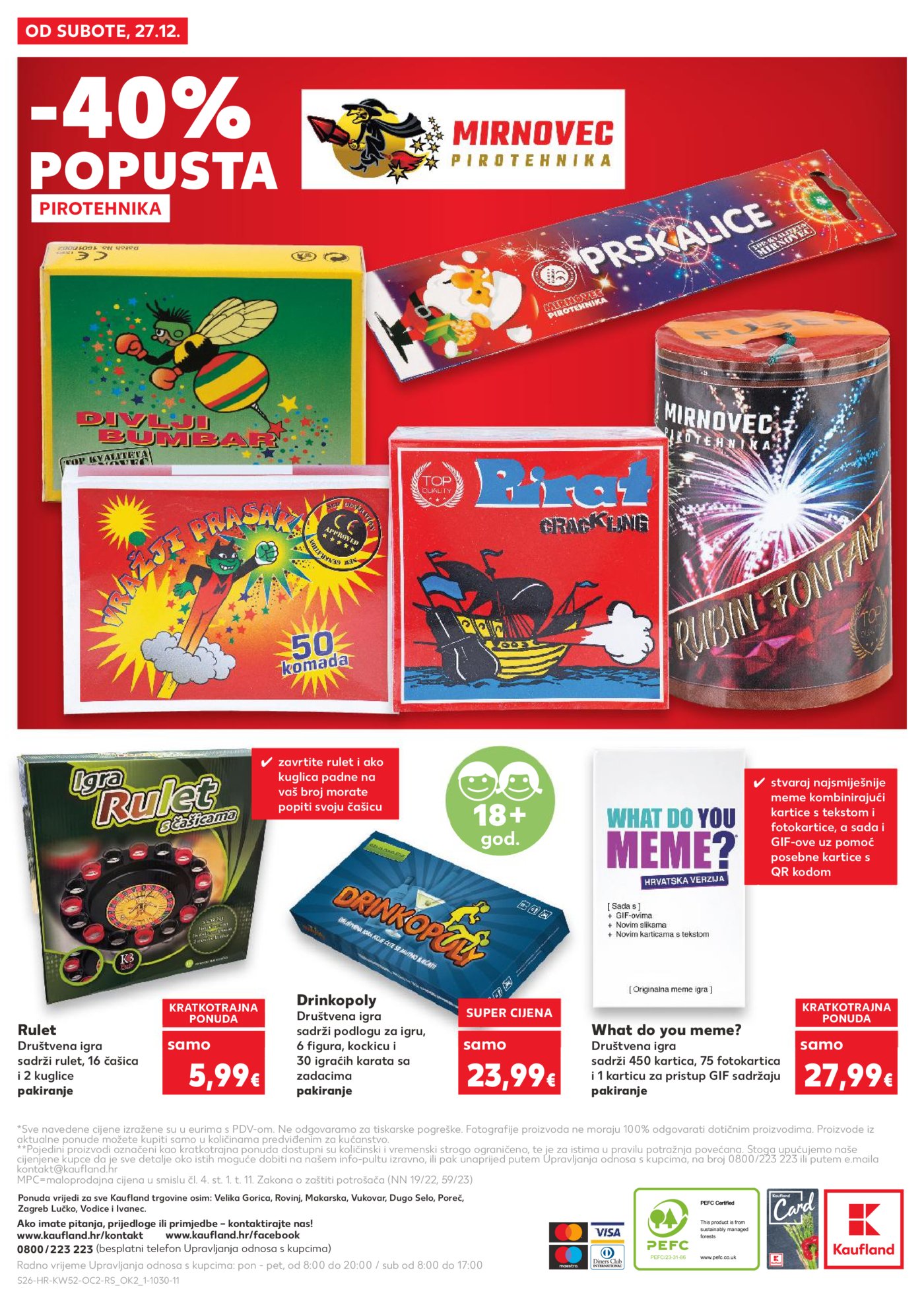 Kaufland katalog Neprehrambenih proizvoda 27.12. - 01.01.2026. Odabrane poslovnice