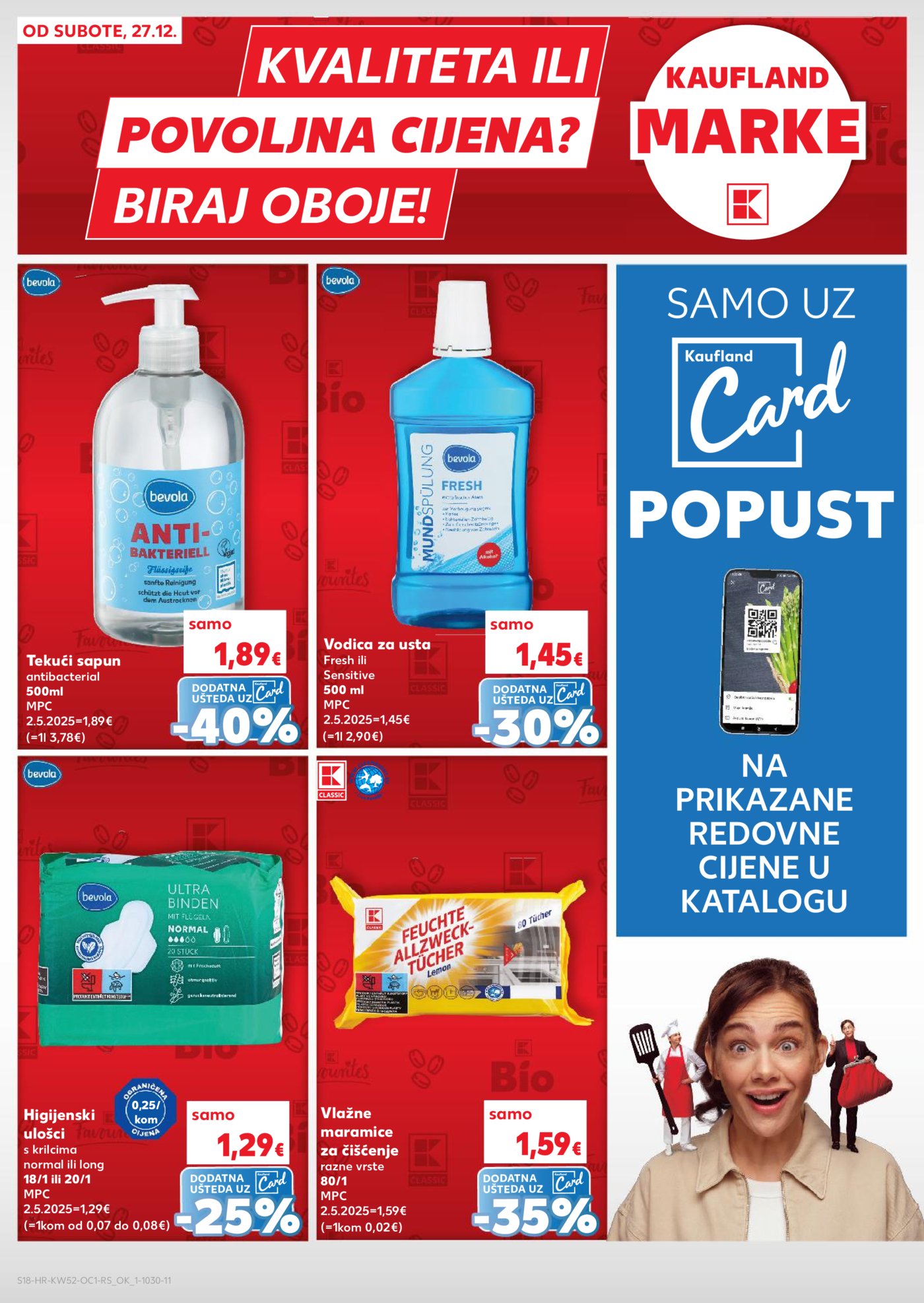 Kaufland katalog Robne marke 27.12. - 01.01.2026. Odabrane poslovnice