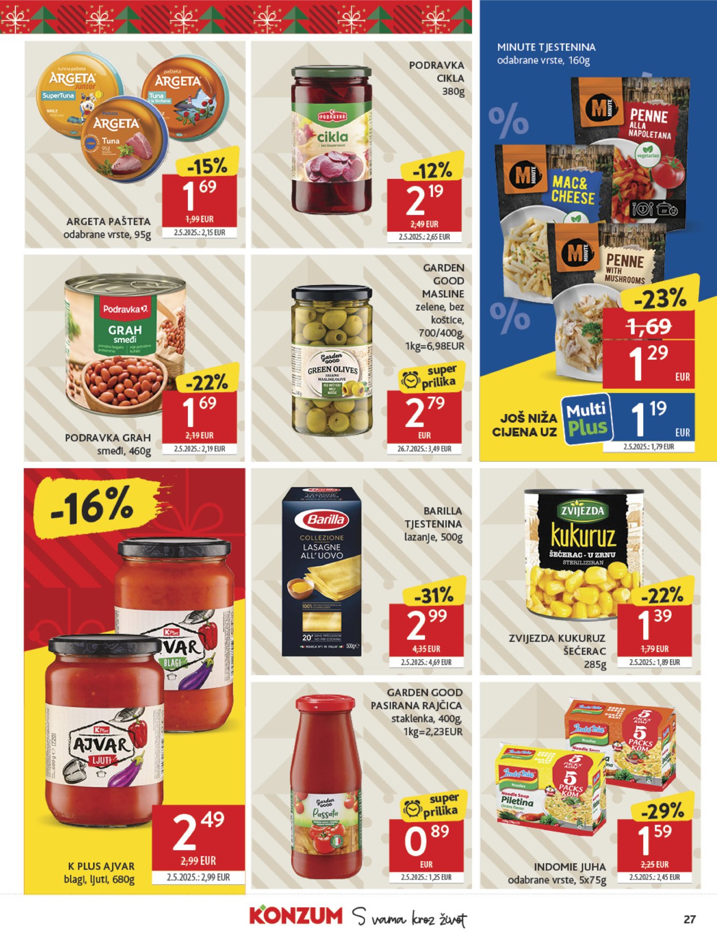 Konzum Akcija Katalog 27.12.2025 - 6.1.2026