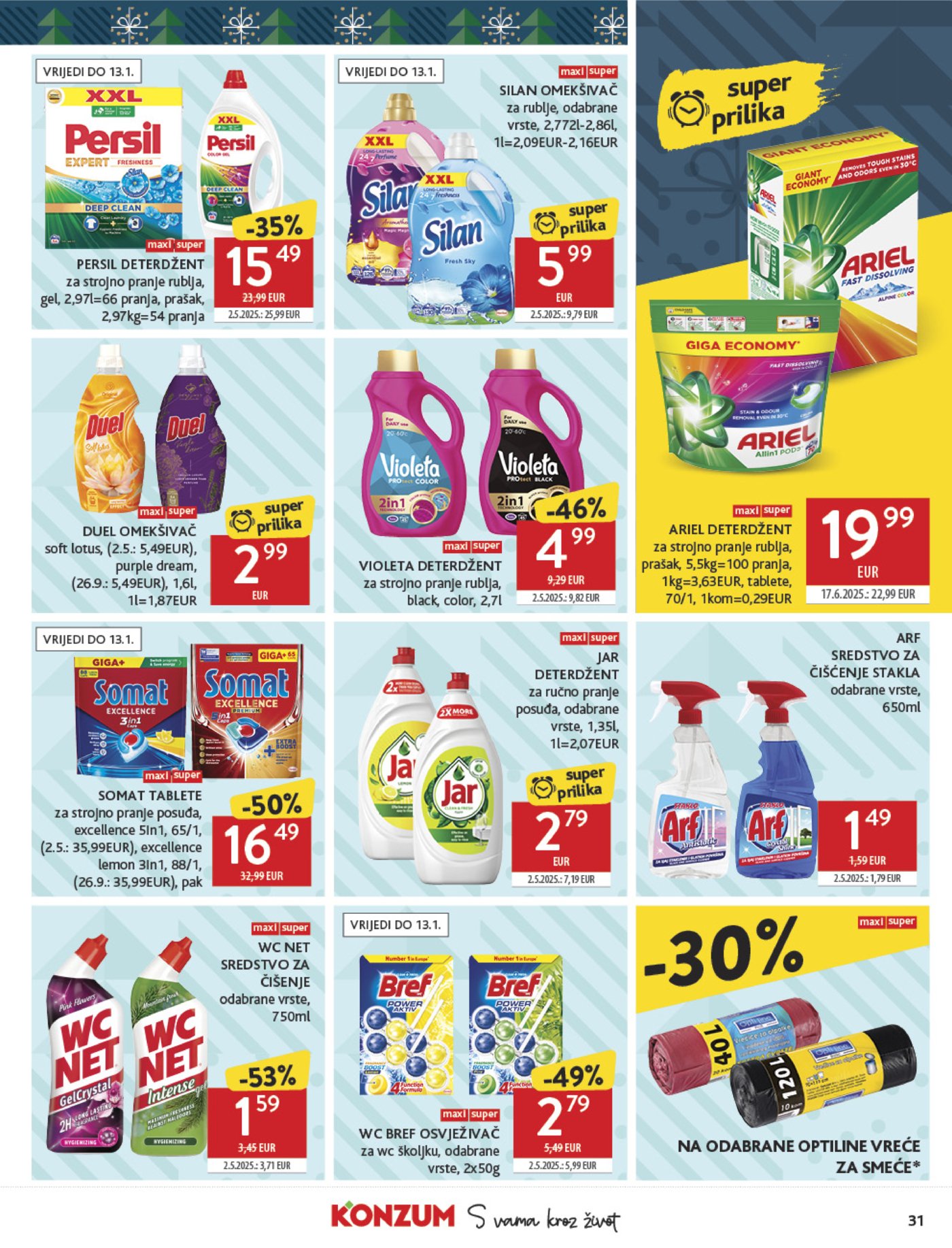 Konzum Akcija Katalog 27.12.2025 - 6.1.2026