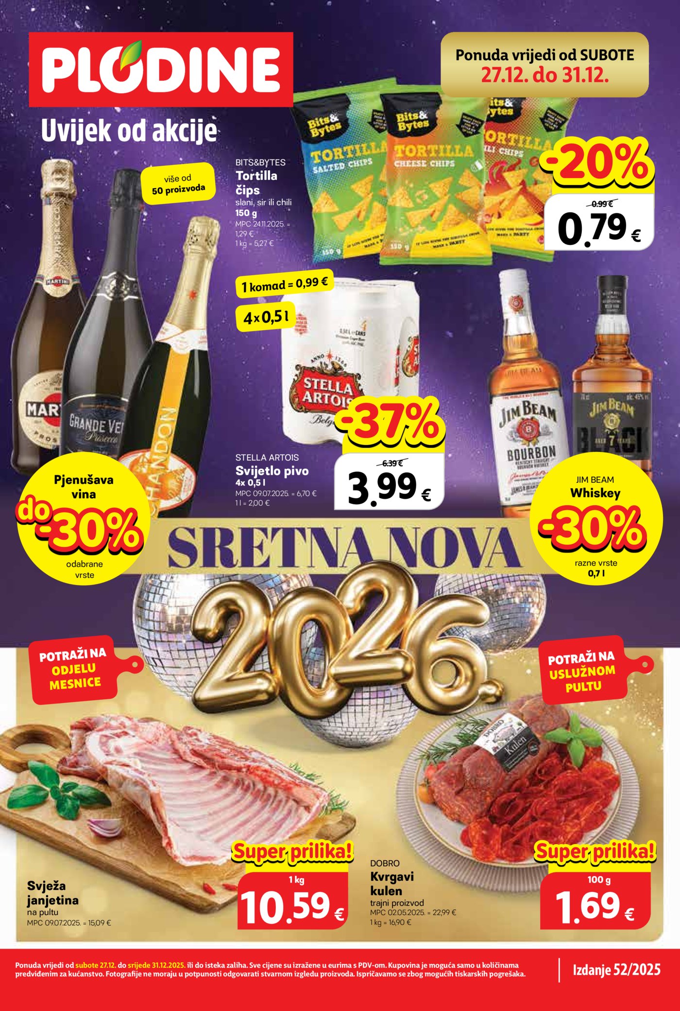 Plodine katalog Akcija 27.12. - 31.12.2025.