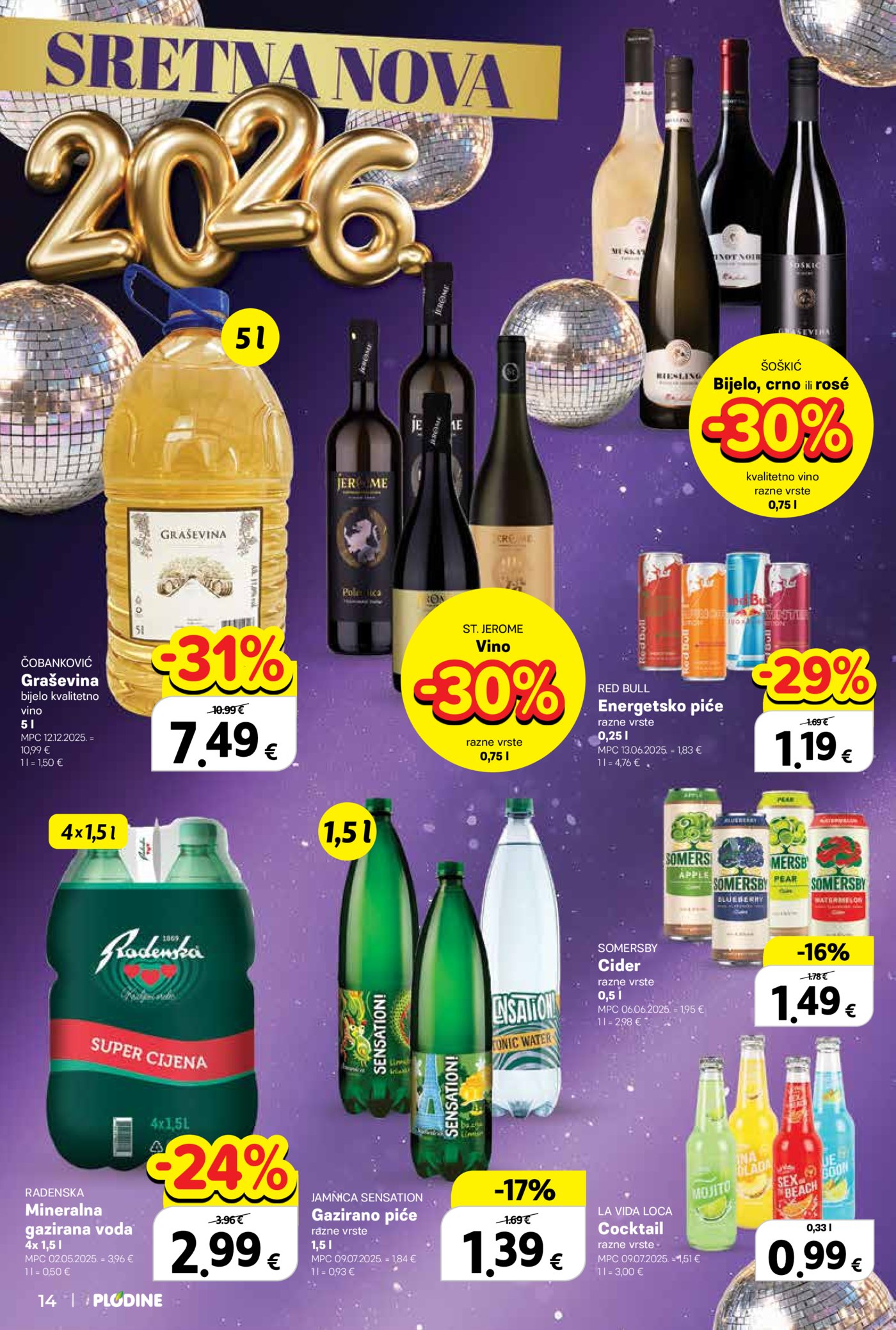 Plodine katalog Akcija 27.12. - 31.12.2025.