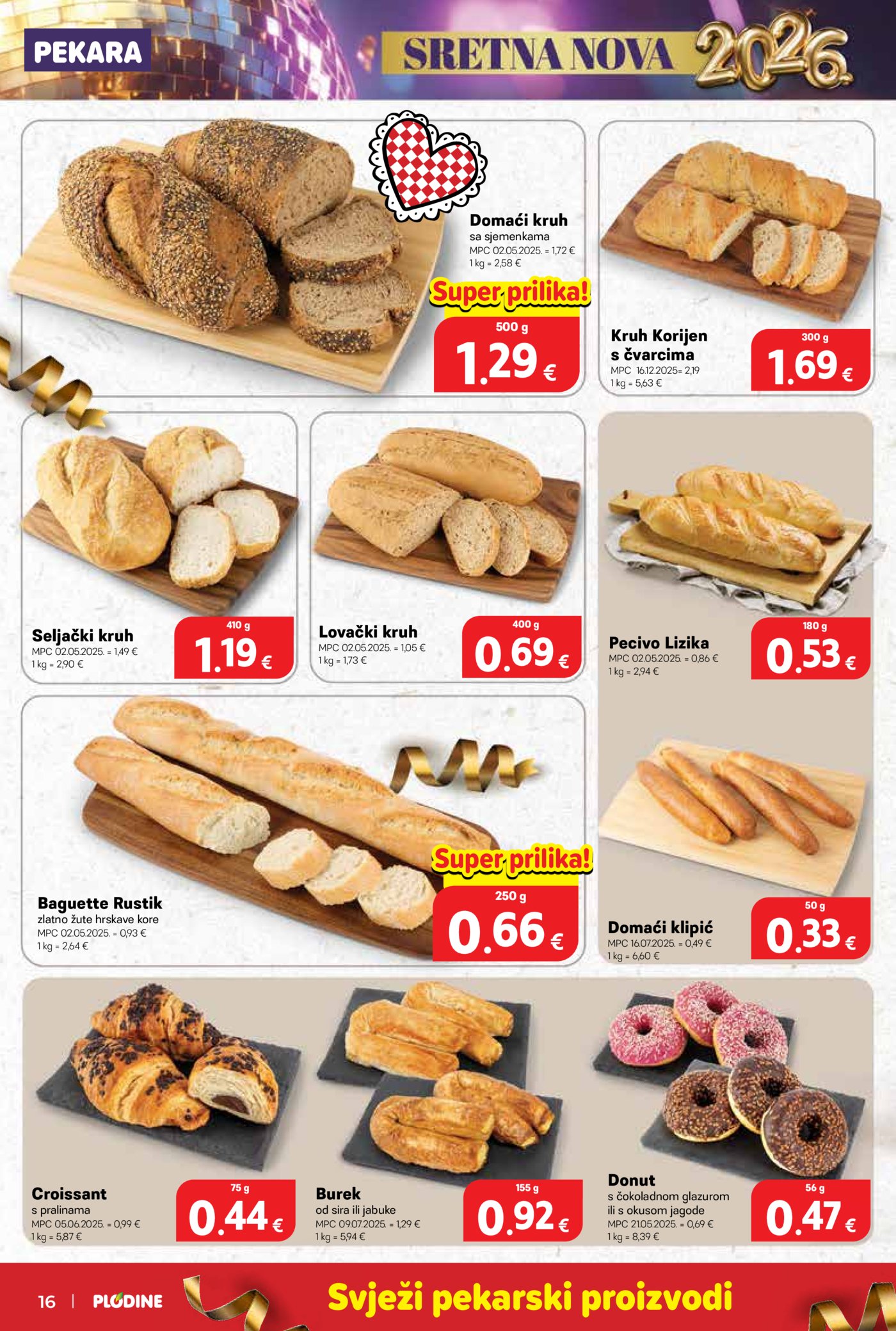 Plodine katalog Akcija 27.12. - 31.12.2025.