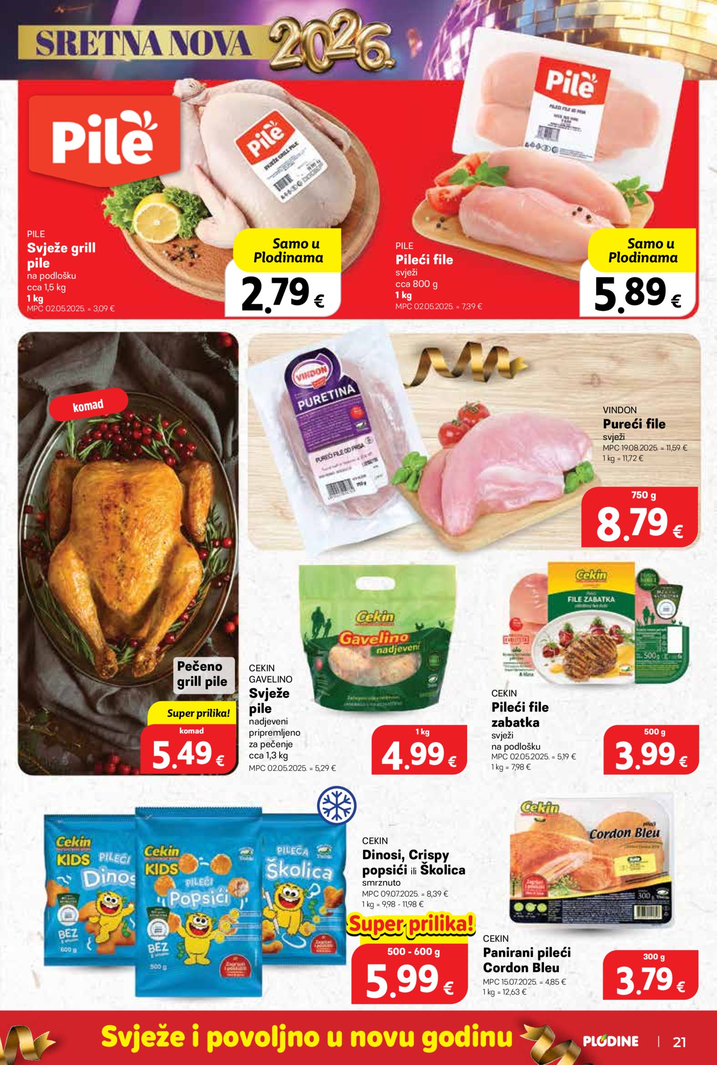 Plodine katalog Akcija 27.12. - 31.12.2025.