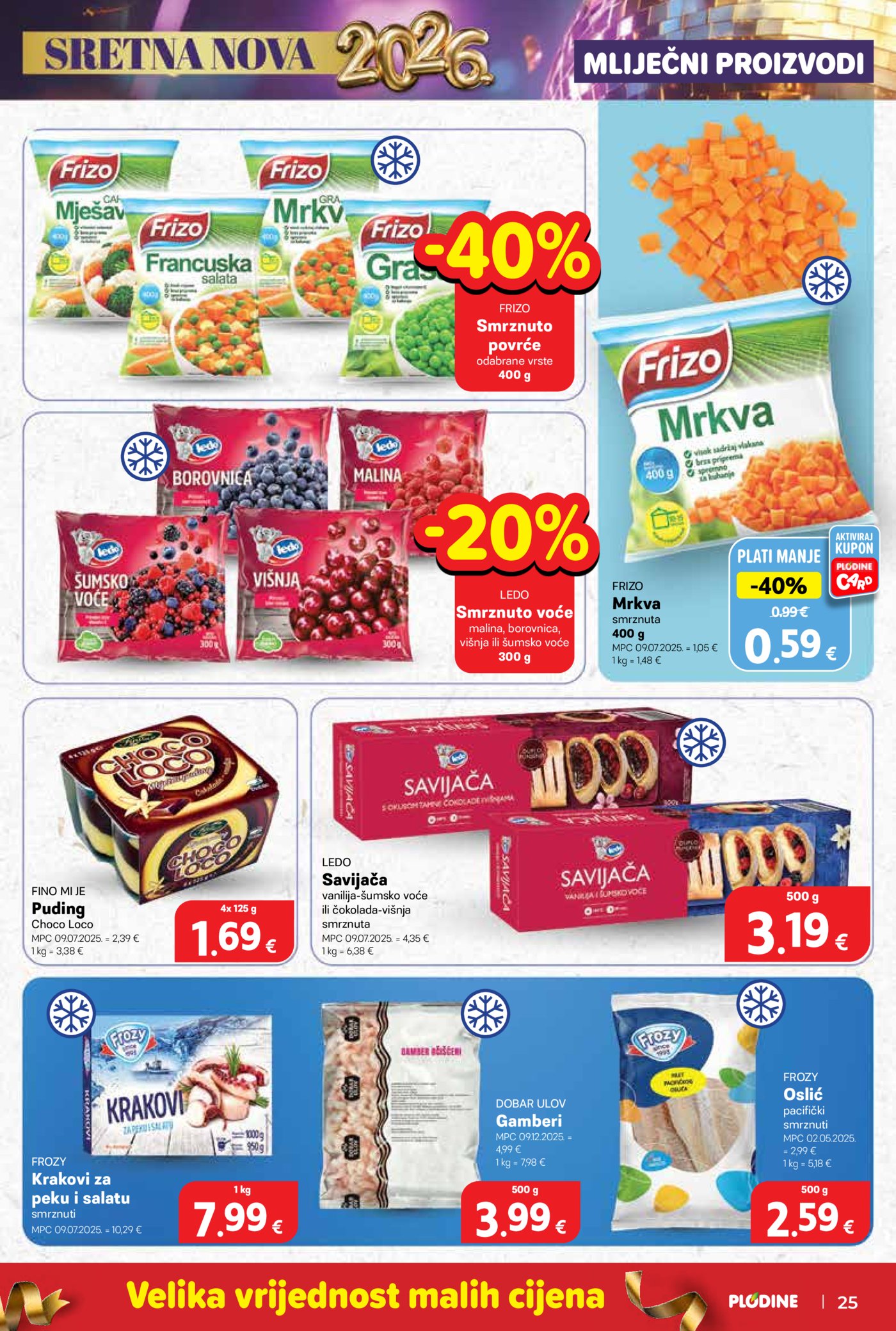 Plodine katalog Akcija 27.12. - 31.12.2025.