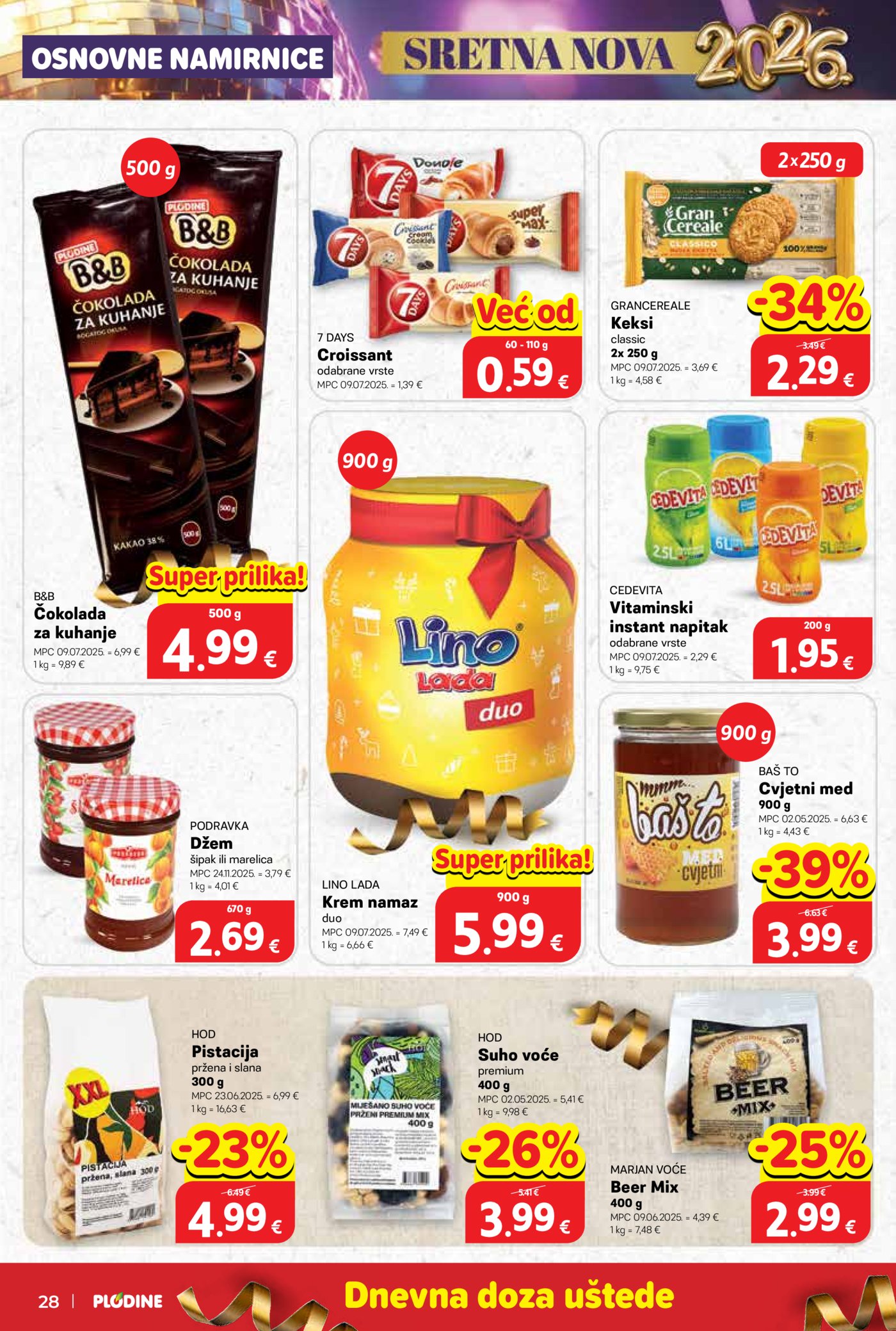 Plodine katalog Akcija 27.12. - 31.12.2025.