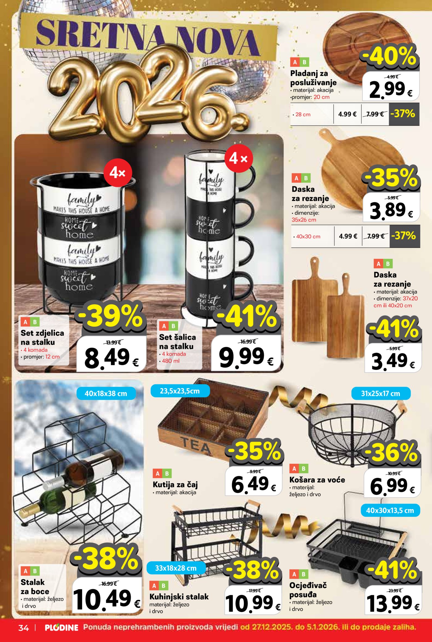 Plodine katalog Akcija 27.12. - 31.12.2025.