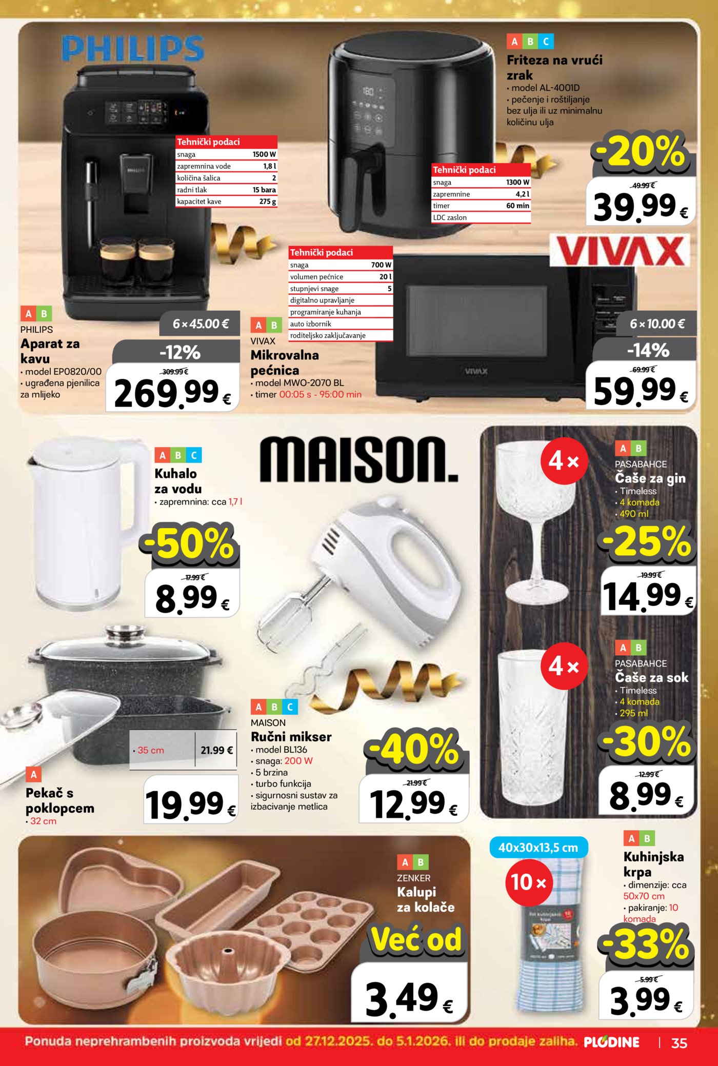 Plodine katalog Akcija 27.12. - 31.12.2025.