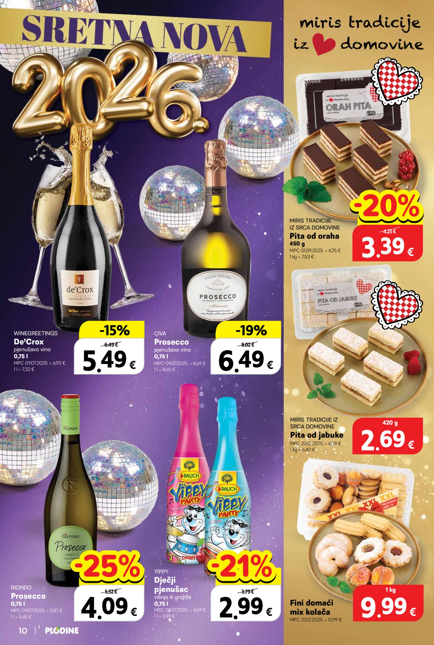 Plodine katalog Akcija 27.12. - 31.12.2025.