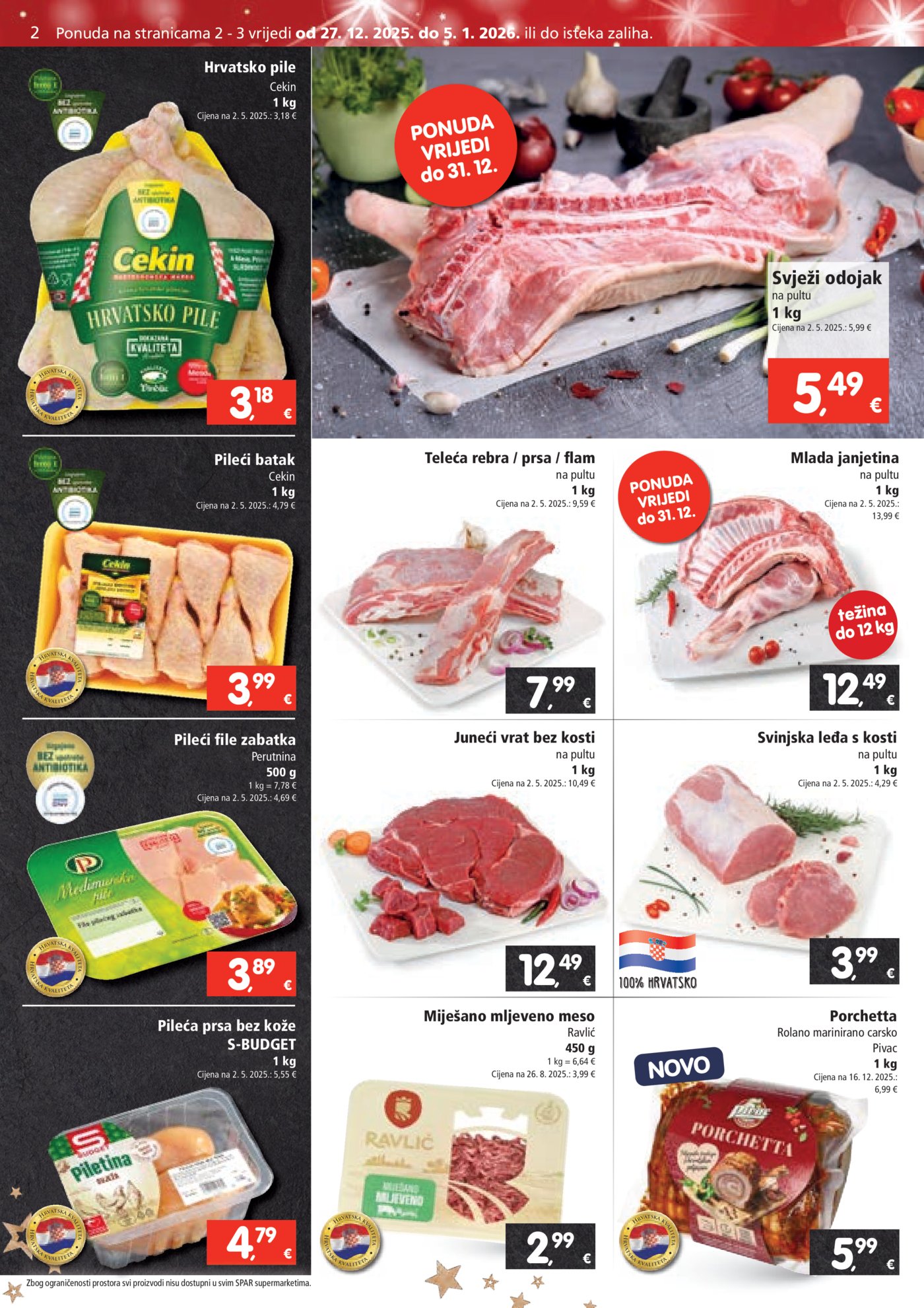 SPAR katalog akcija 27.12.-05.01.2026.
