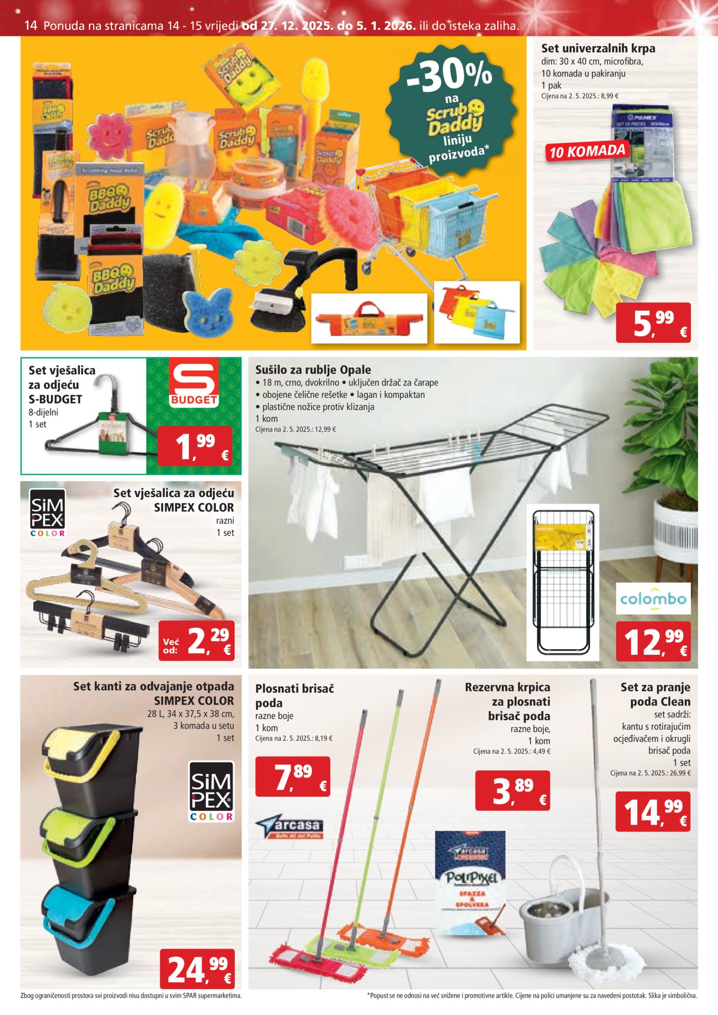 SPAR katalog akcija 27.12.-05.01.2026.