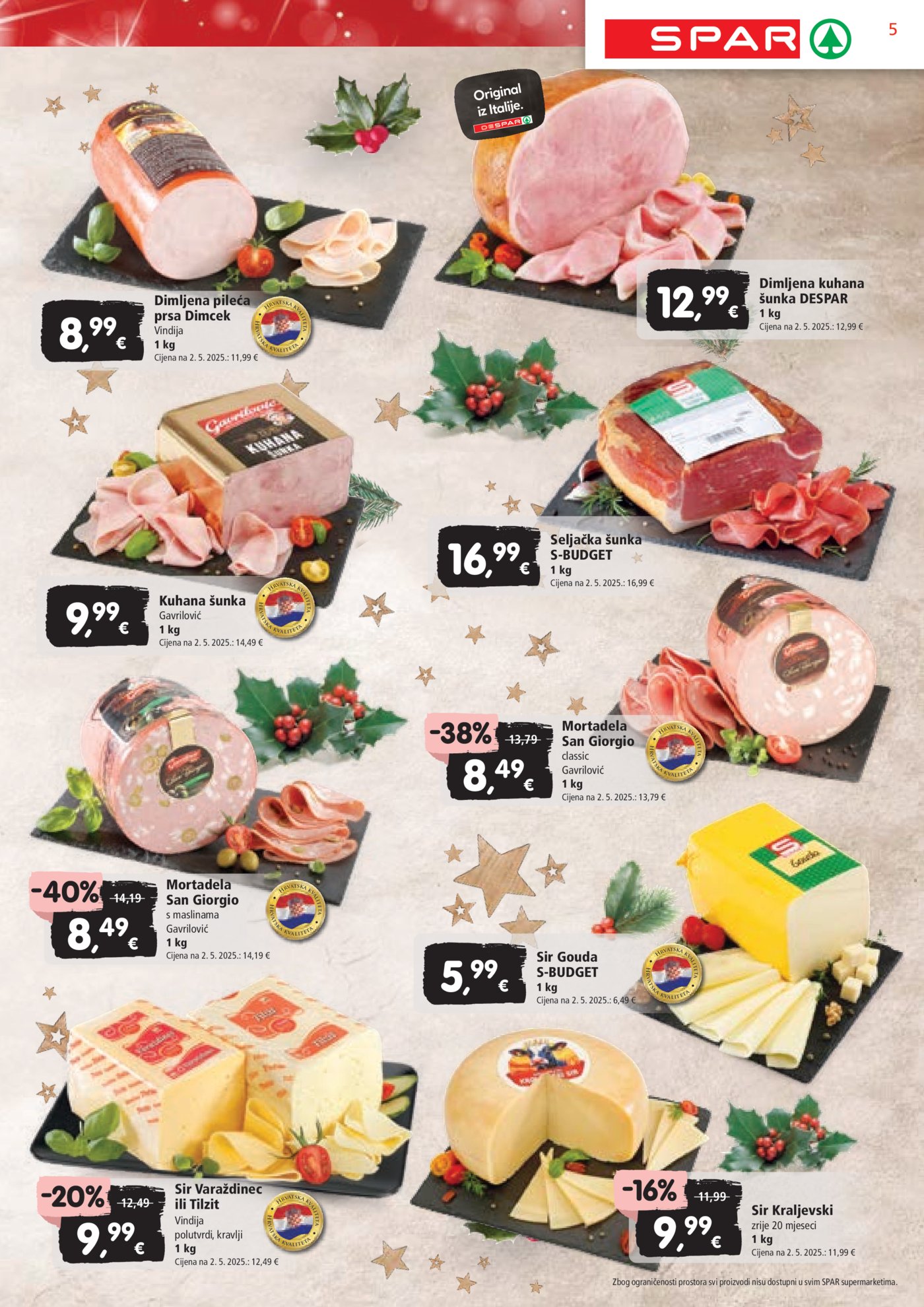 SPAR katalog akcija 27.12.-05.01.2026.