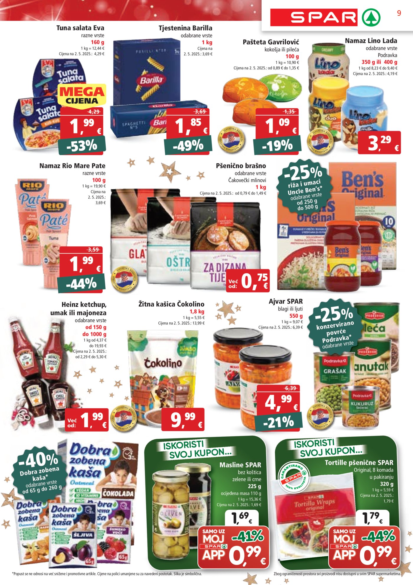 SPAR katalog akcija 27.12.-05.01.2026.