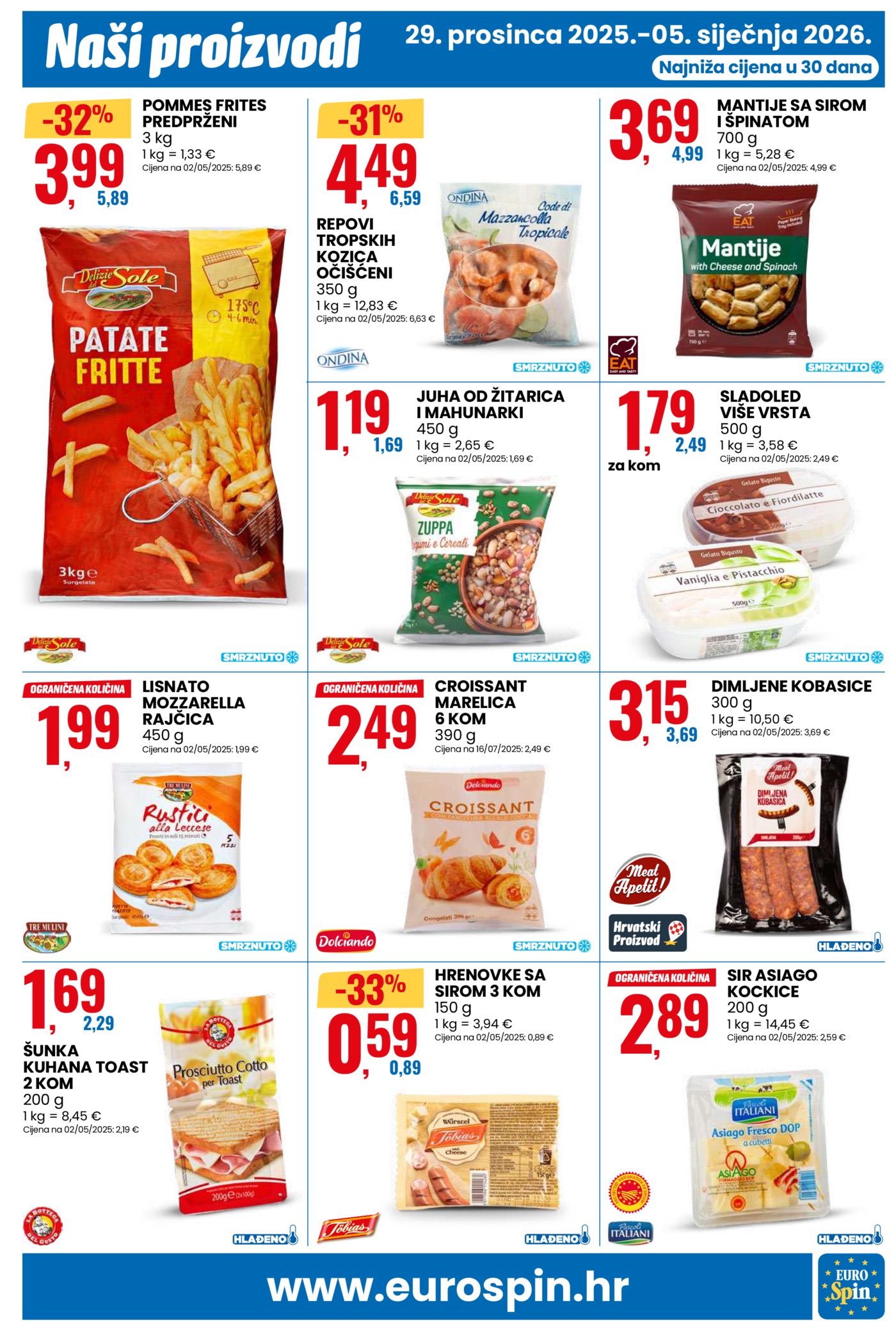 Eurospin katalog Akcija 29.12.2025. - 05.01.2026.