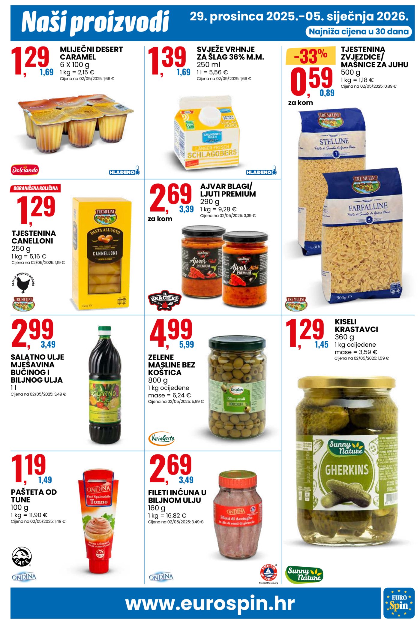 Eurospin katalog Akcija 29.12.2025. - 05.01.2026.