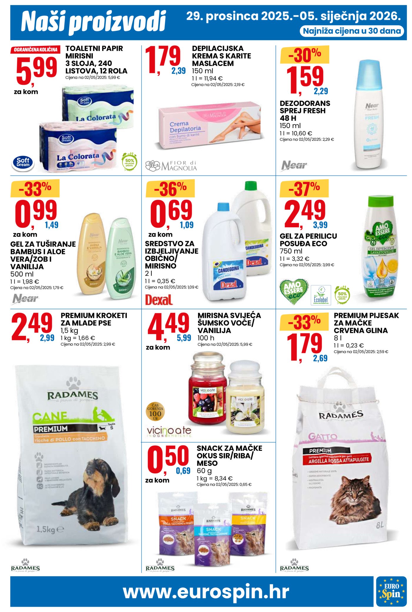 Eurospin katalog Akcija 29.12.2025. - 05.01.2026.