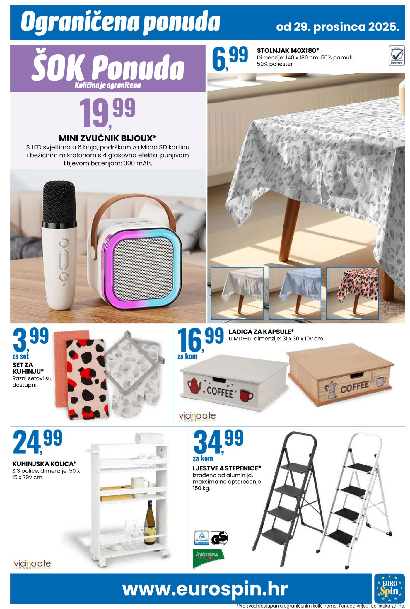 Eurospin katalog Akcija 29.12.2025. - 05.01.2026.