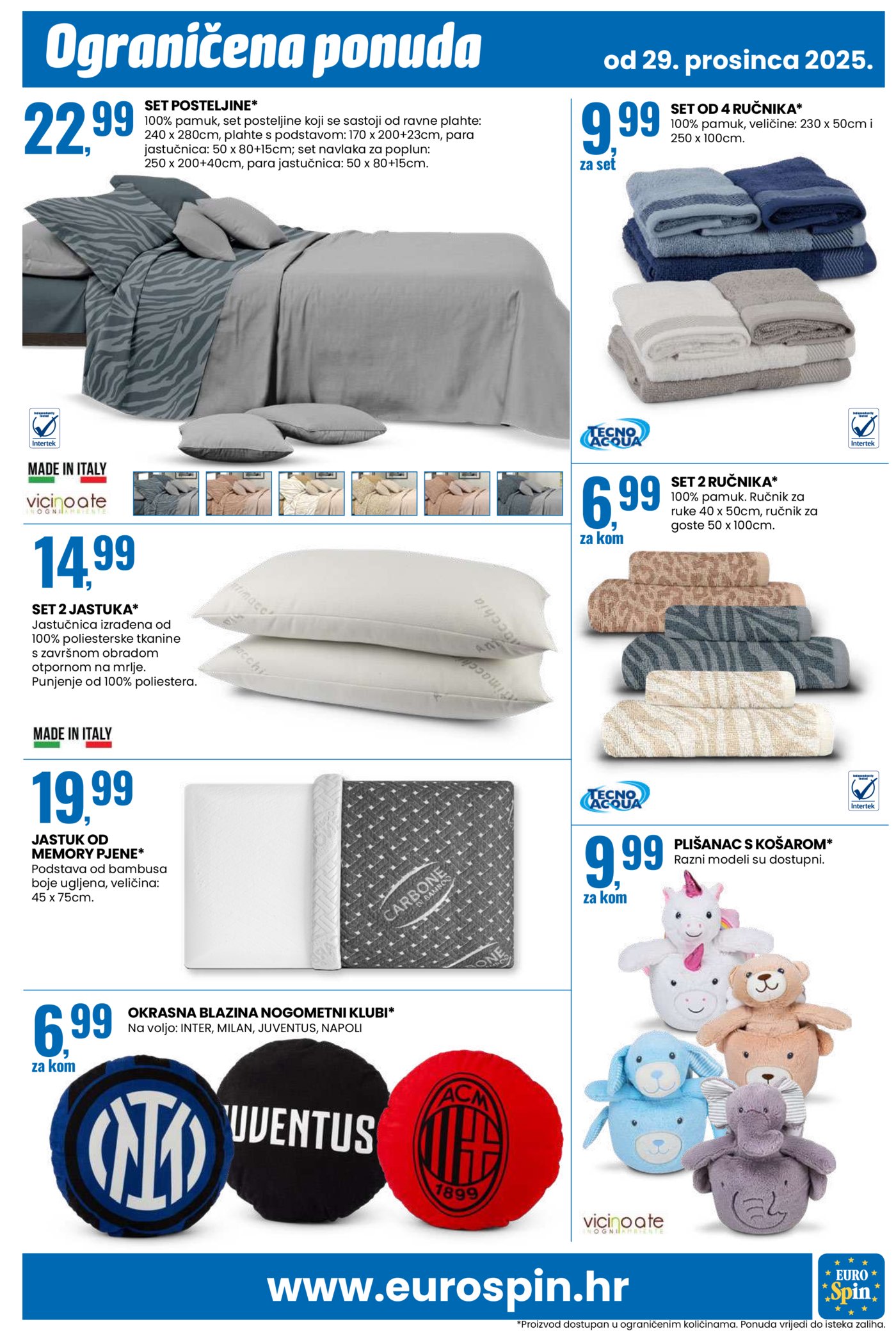 Eurospin katalog Akcija 29.12.2025. - 05.01.2026.