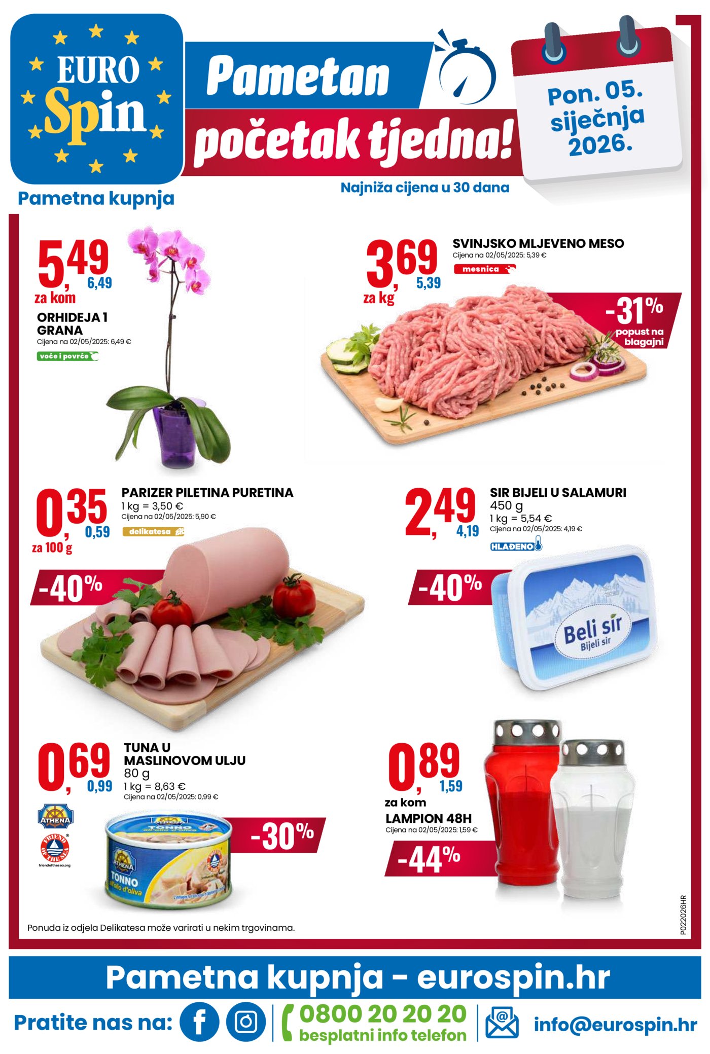 Eurospin katalog Akcija 29.12.2025. - 05.01.2026.