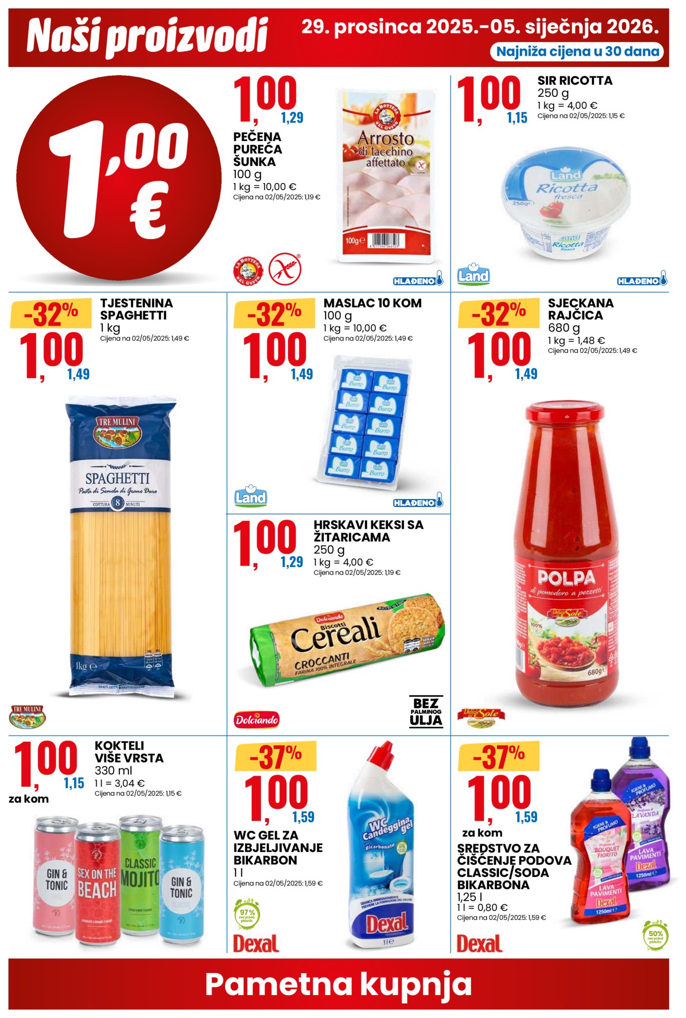 Eurospin katalog Akcija 29.12.2025. - 05.01.2026.