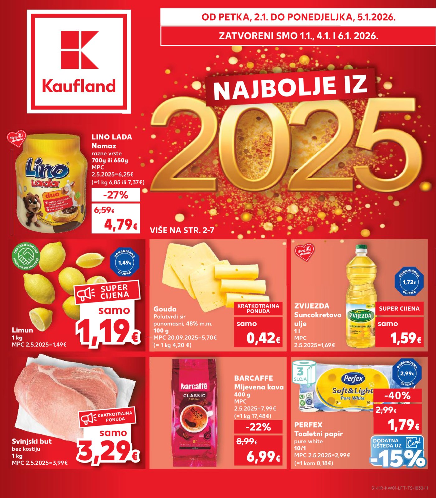 Kaufland katalog Akcija 01.01. - 05.01.2026.