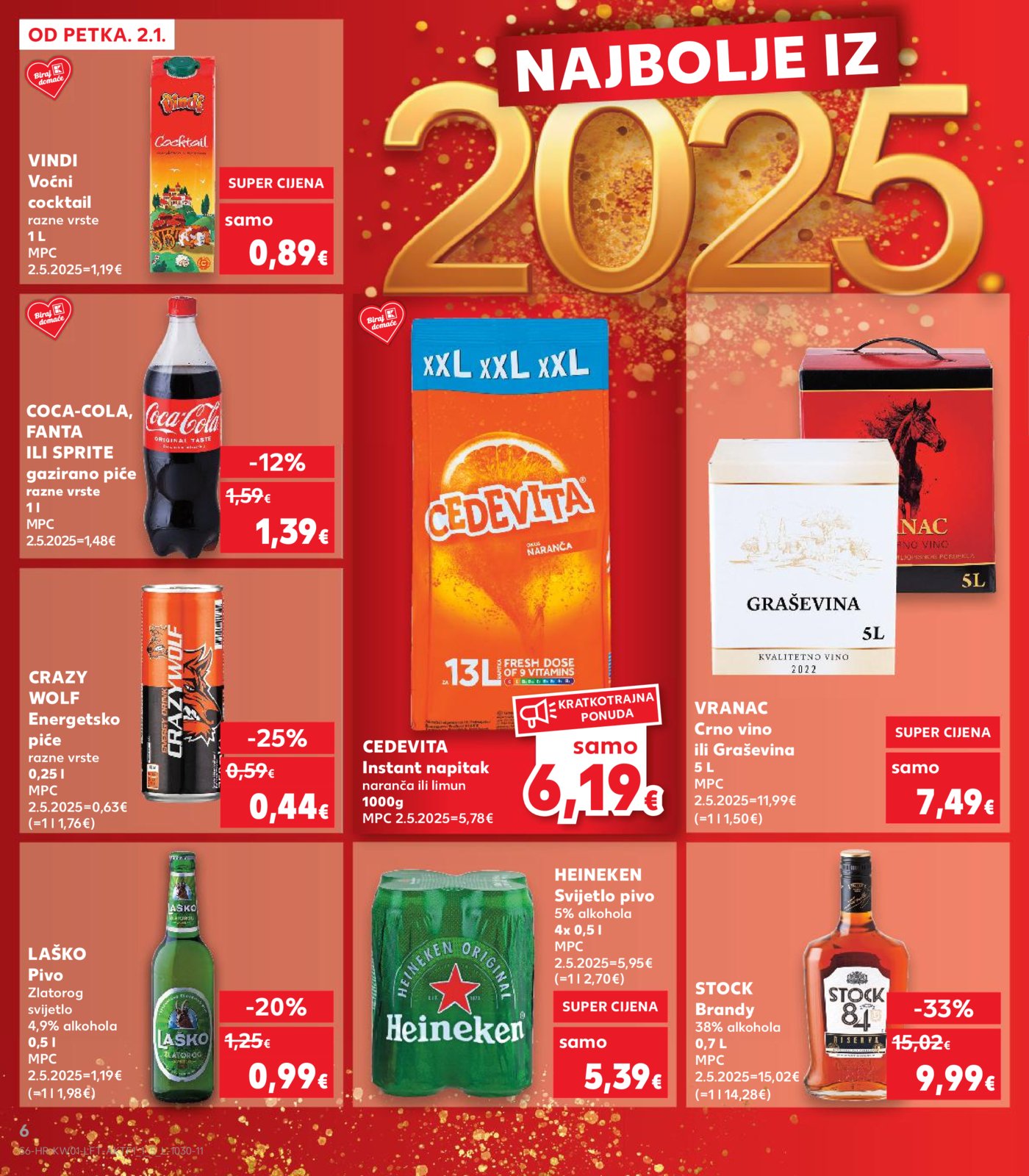 Kaufland katalog Akcija 01.01. - 05.01.2026.