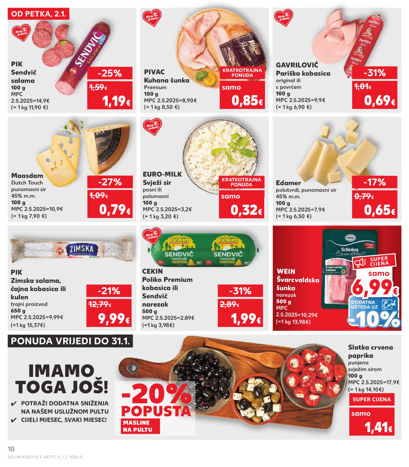 Kaufland katalog Akcija 01.01. - 05.01.2026.