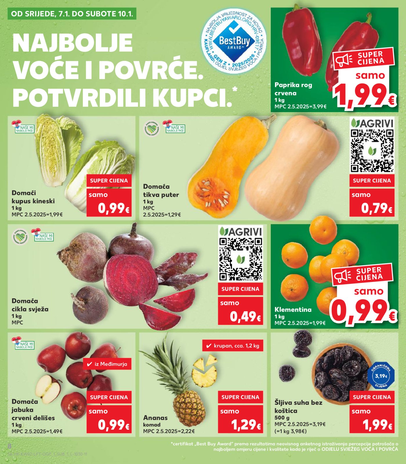 Kaufland katalog Akcija 07.01. - 13.01.2026.