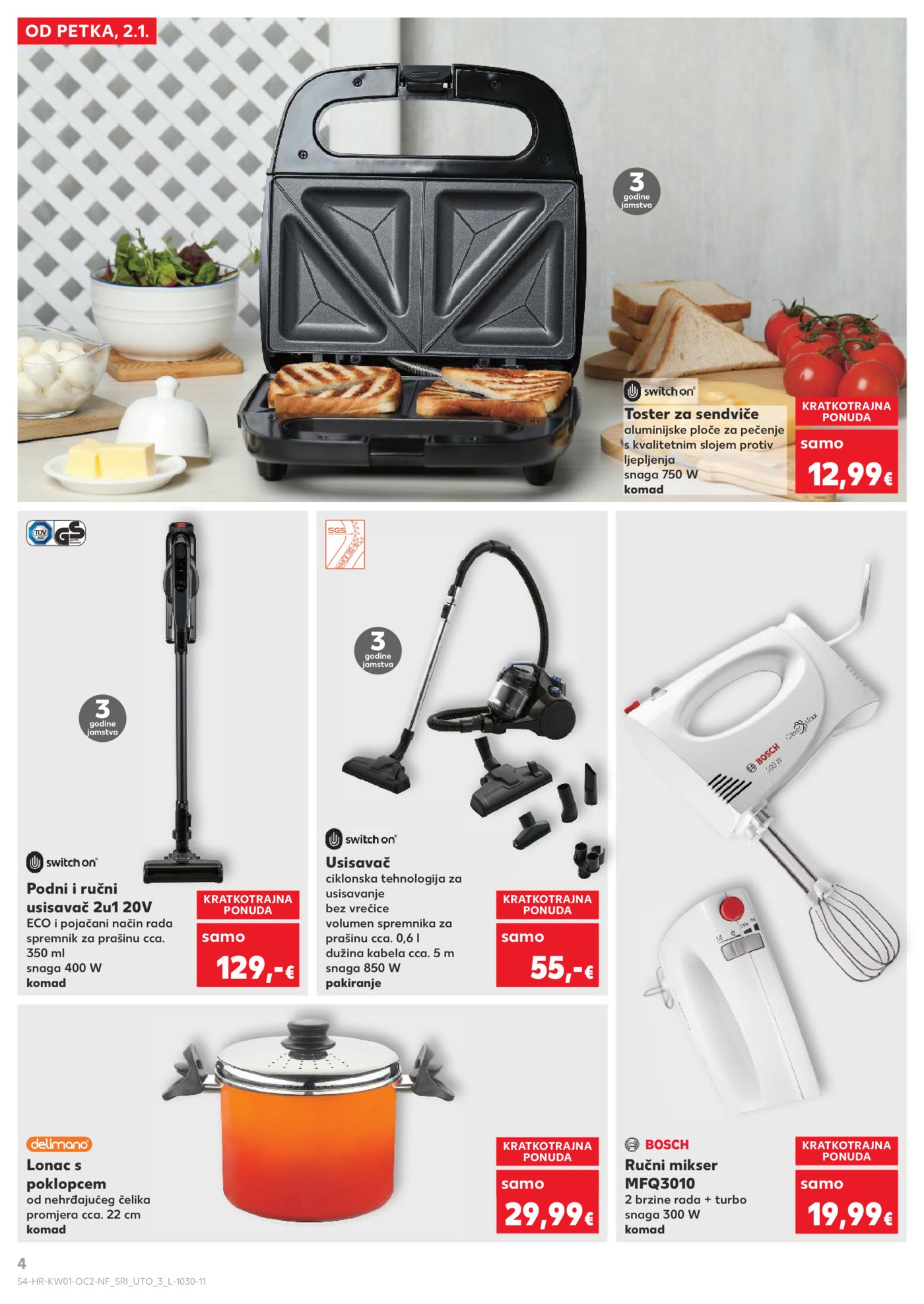 Kaufland katalog Neprehrambenih proizvoda 01.01. - 05.01.2026.