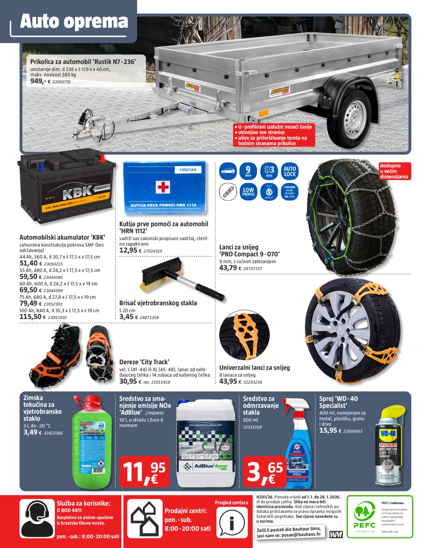 Bauhaus katalog Akcija 01.01.-28.01.2026