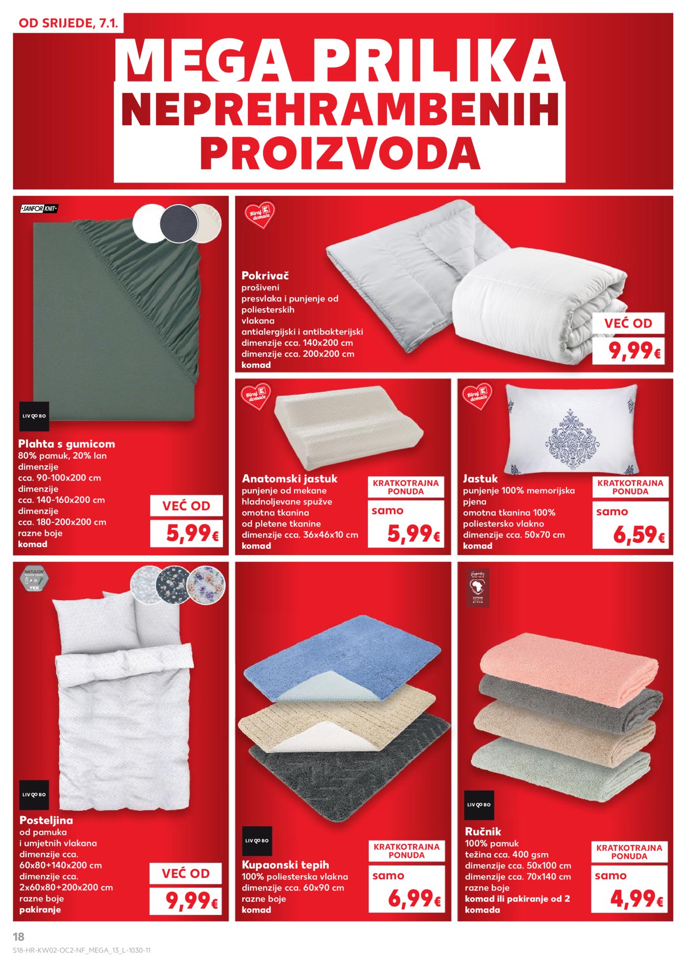 Kaufland katalog Neprehrambenih proizvoda 07.01. - 13.01.2026.