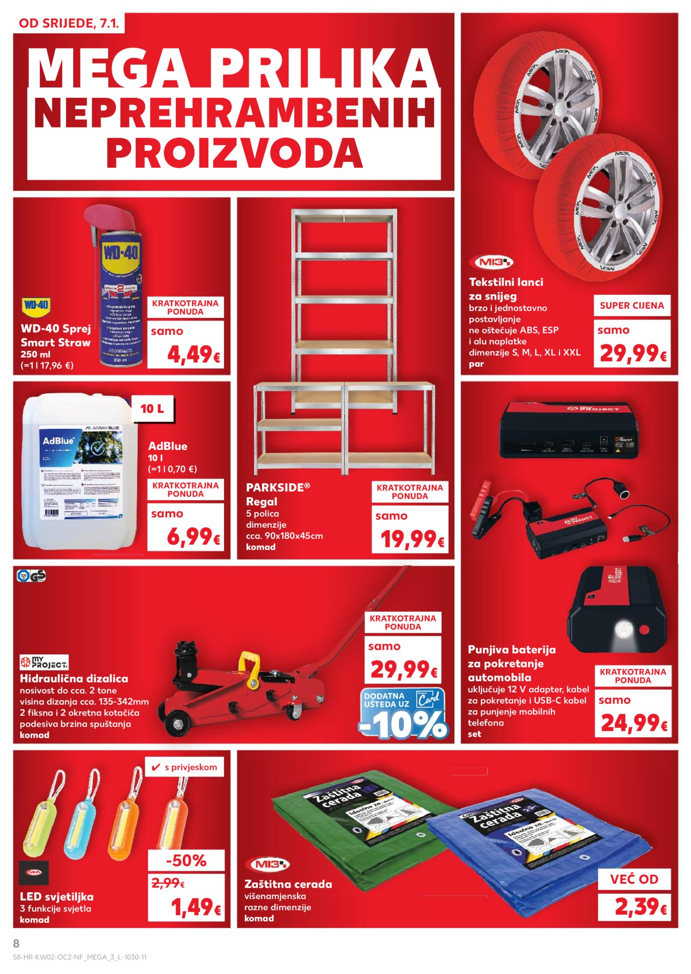 Kaufland katalog Neprehrambenih proizvoda 07.01. - 13.01.2026.
