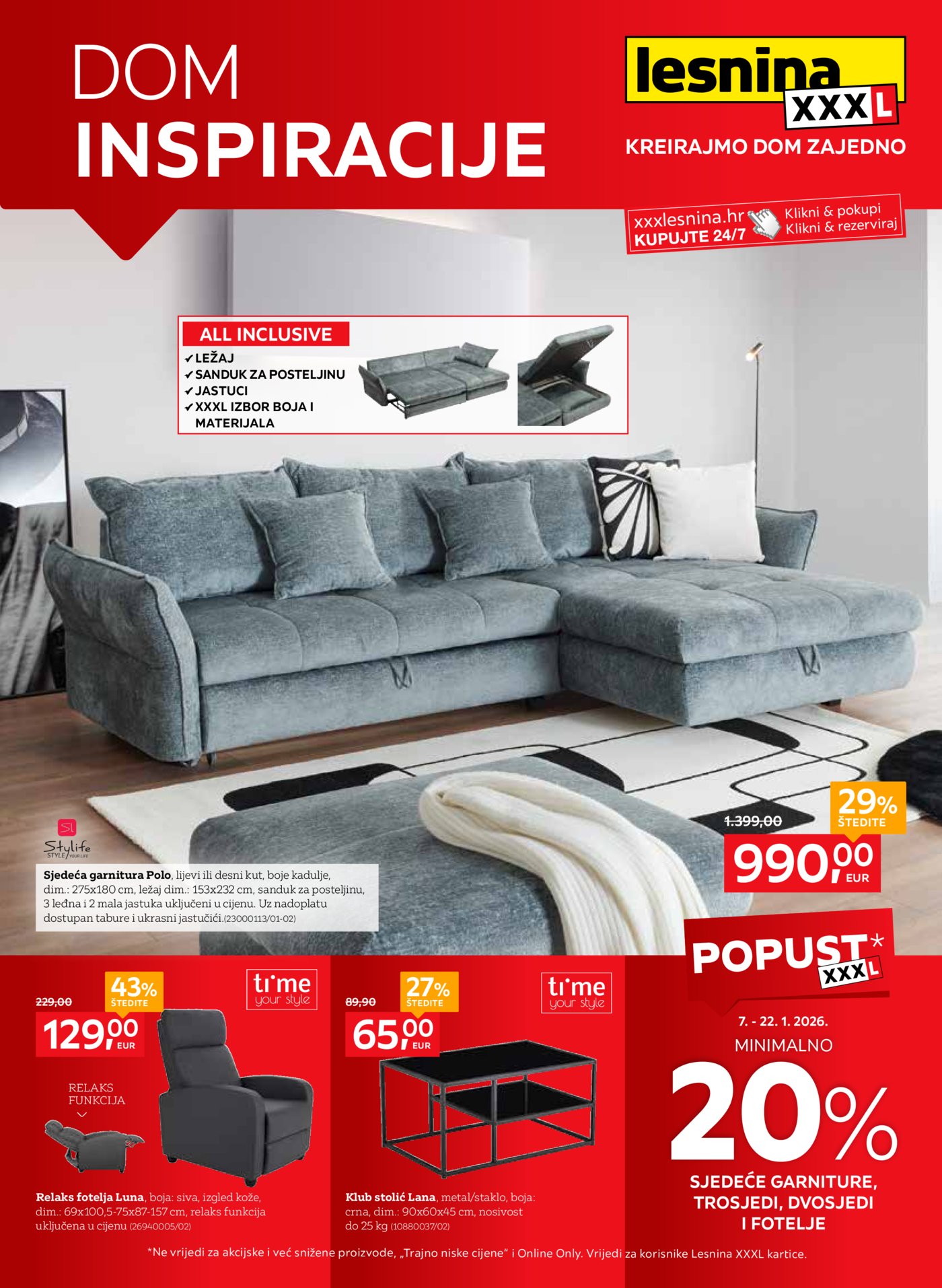 Lesnina katalog Dom Inspiracije 01.01.-18.01.2026.