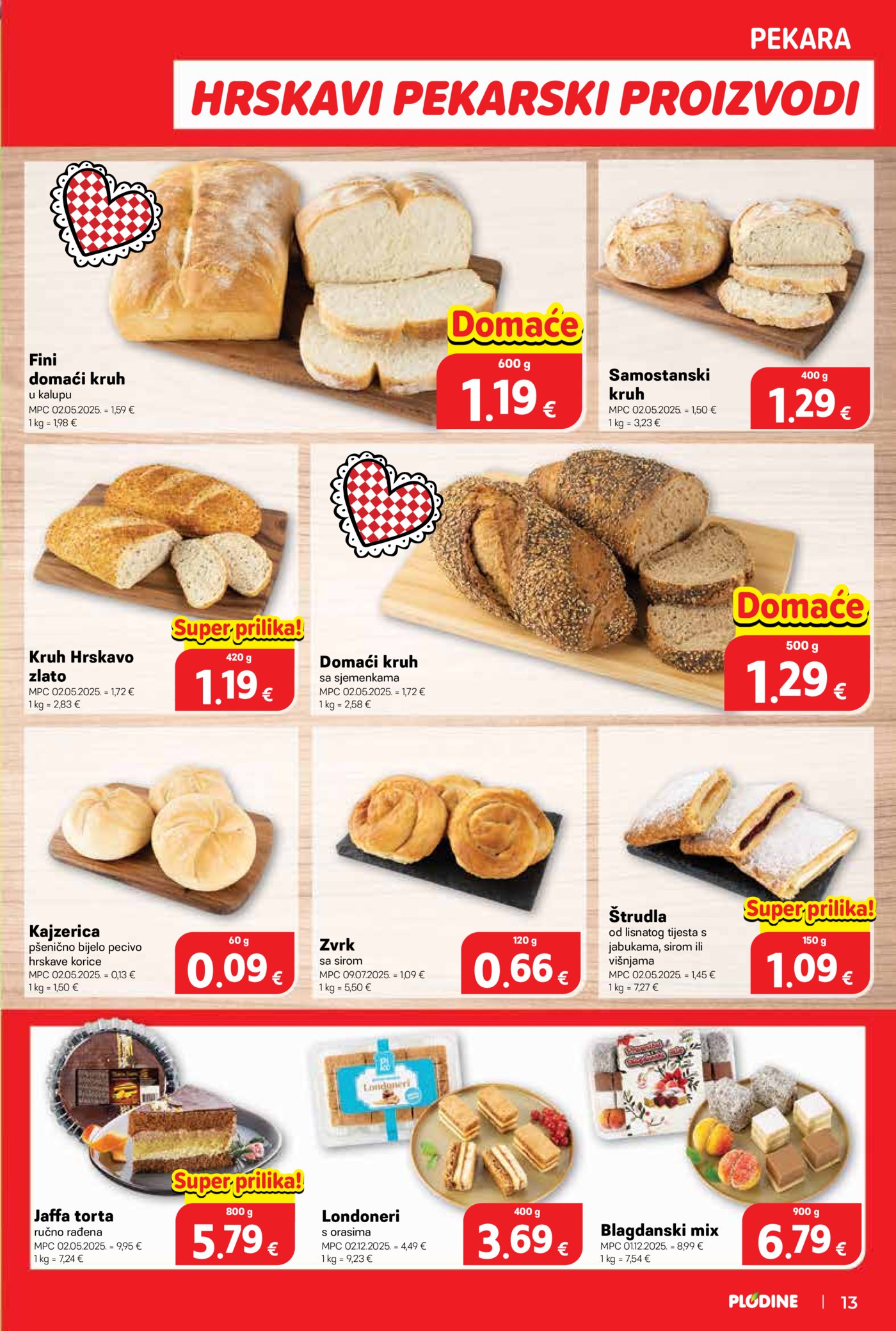 Plodine katalog Akcija 02.01. - 05.01.2026.