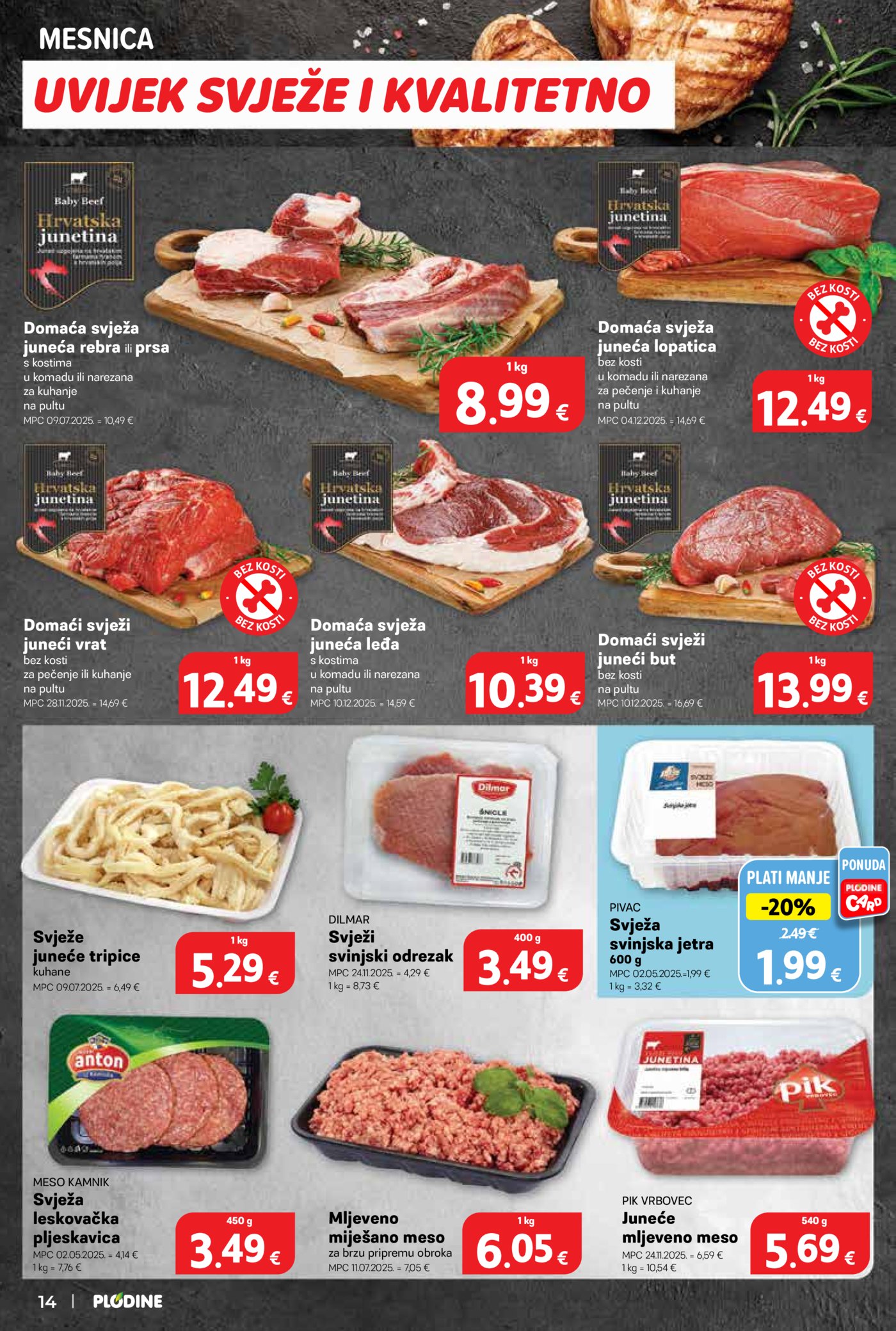 Plodine katalog Akcija 02.01. - 05.01.2026.