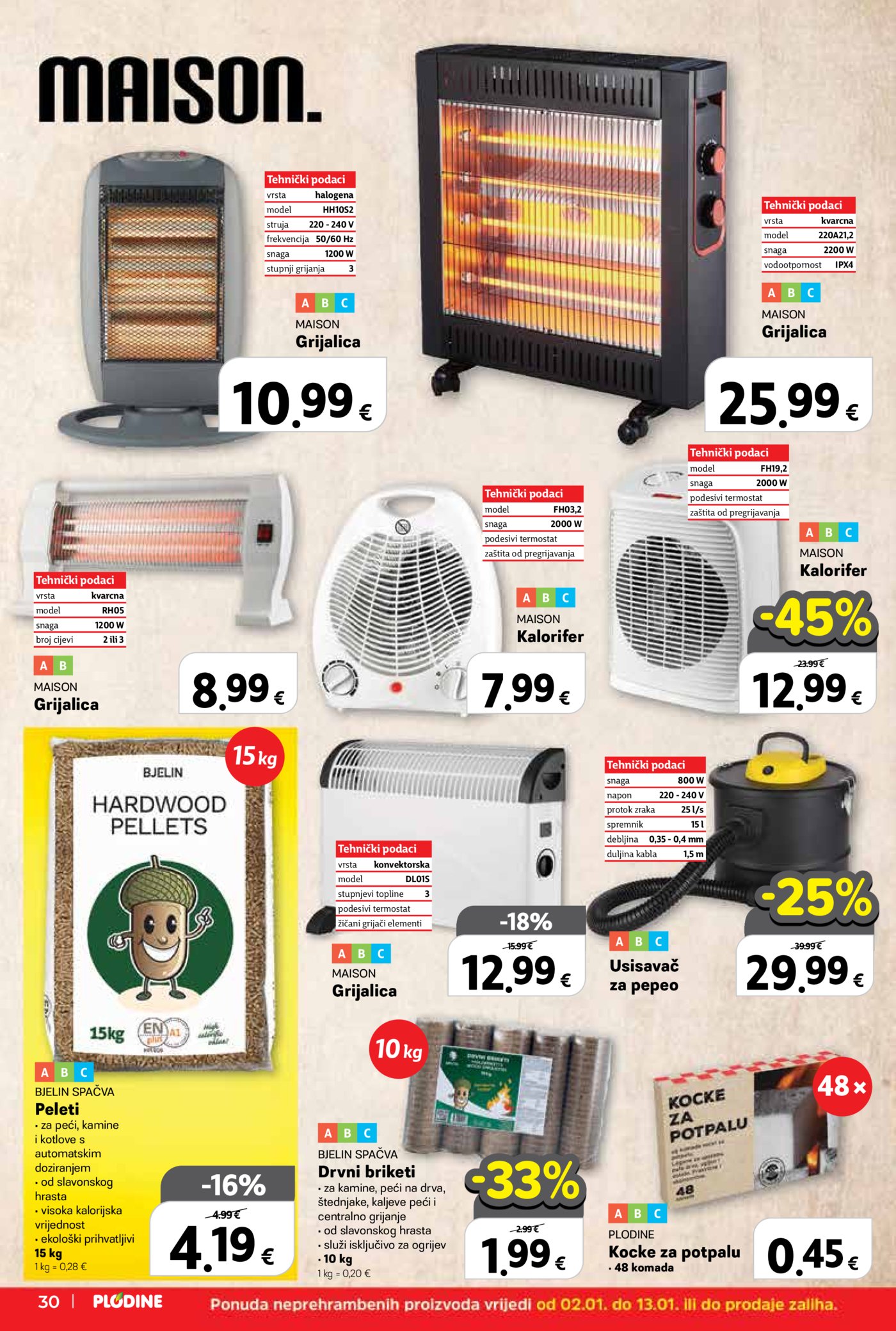 Plodine katalog Akcija 02.01. - 05.01.2026.